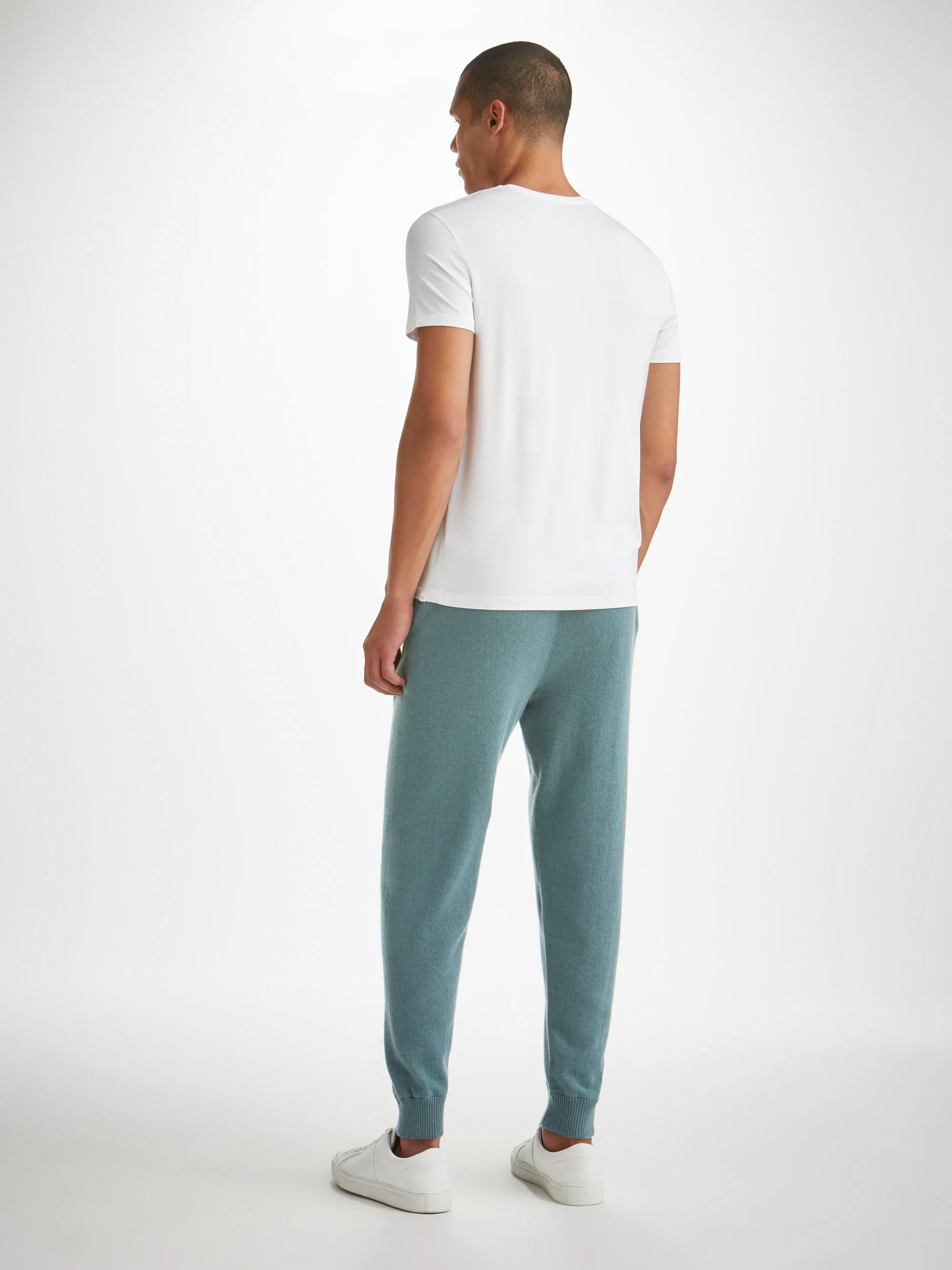Men's Track Pants Finley Cashmere Teal sold by Derek Rose product image thumbnail 4
