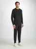Men's Finley Sweater and Track Pants Cashmere Set Charcoal sold by Derek Rose
