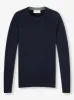 Men's Finley Sweater and Track Pants Cashmere Set Navy sold by Derek Rose