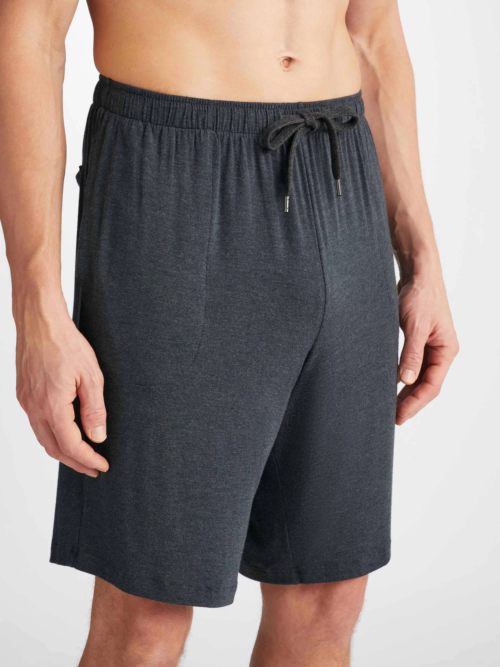 Men's Marlowe T-Shirt and Lounge Shorts Anthracite sold by Derek Rose product image thumbnail 4