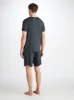 Men's Marlowe T-Shirt and Lounge Shorts Anthracite sold by Derek Rose