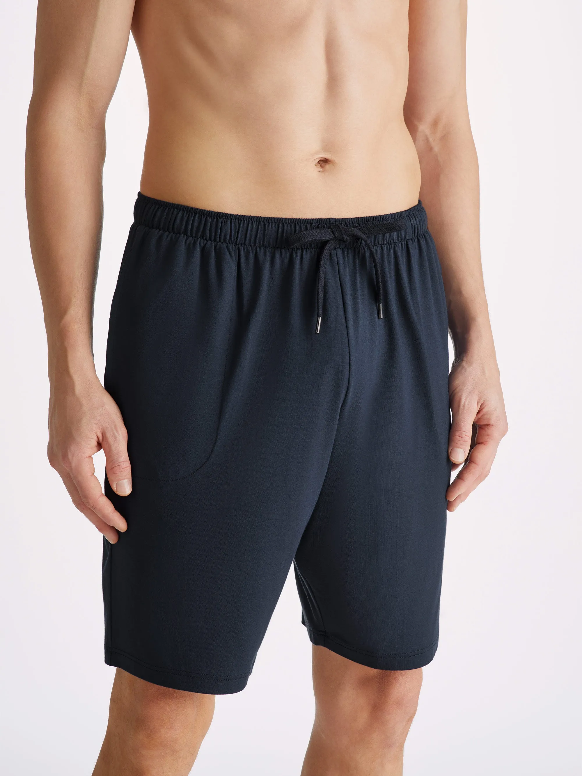 Men's Basel T-Shirt And Lounge Shorts Navy sold by Derek Rose product image thumbnail 3