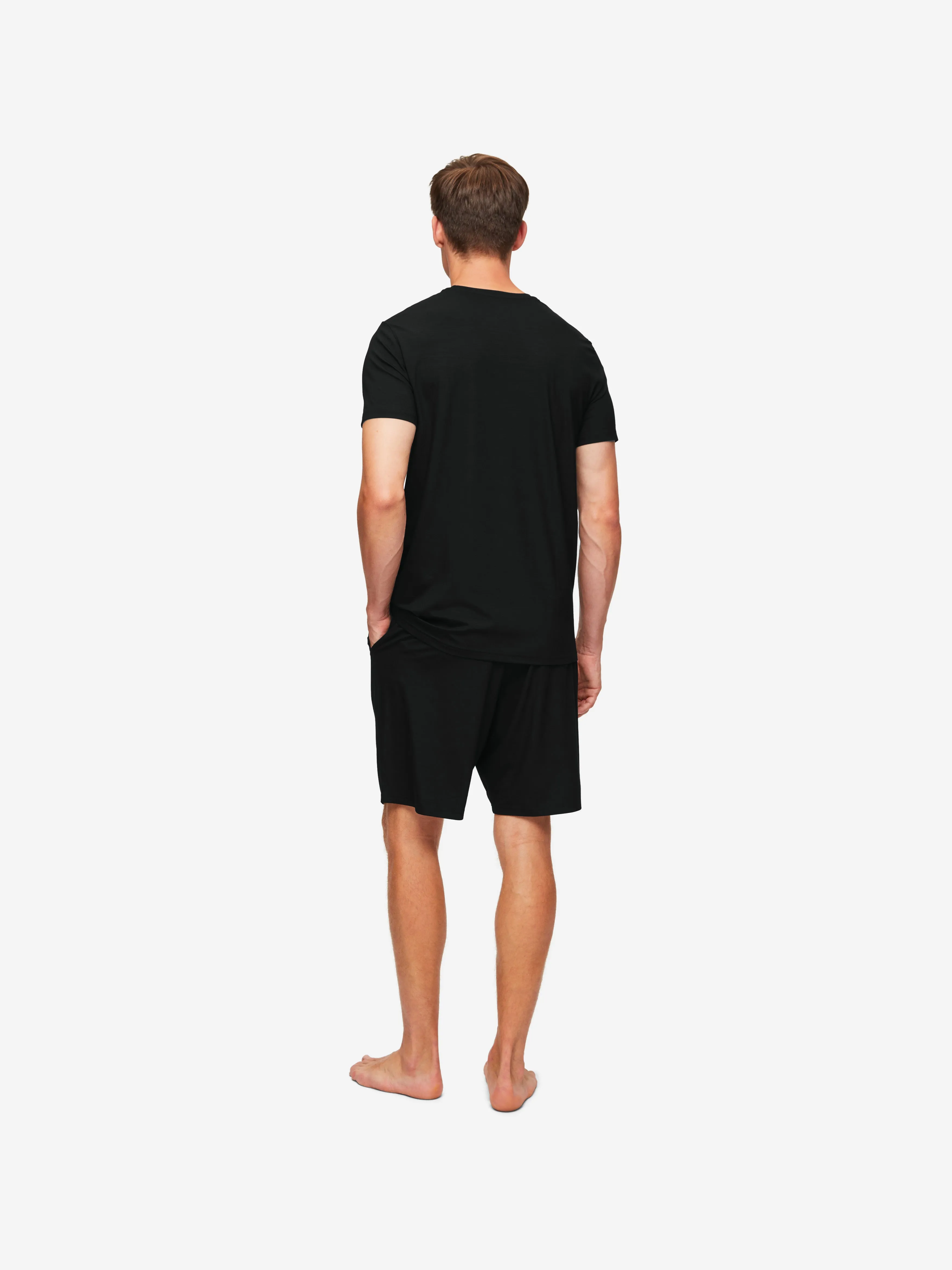 Men's Basel T-Shirt and Lounge Shorts Black sold by Derek Rose product image thumbnail 2