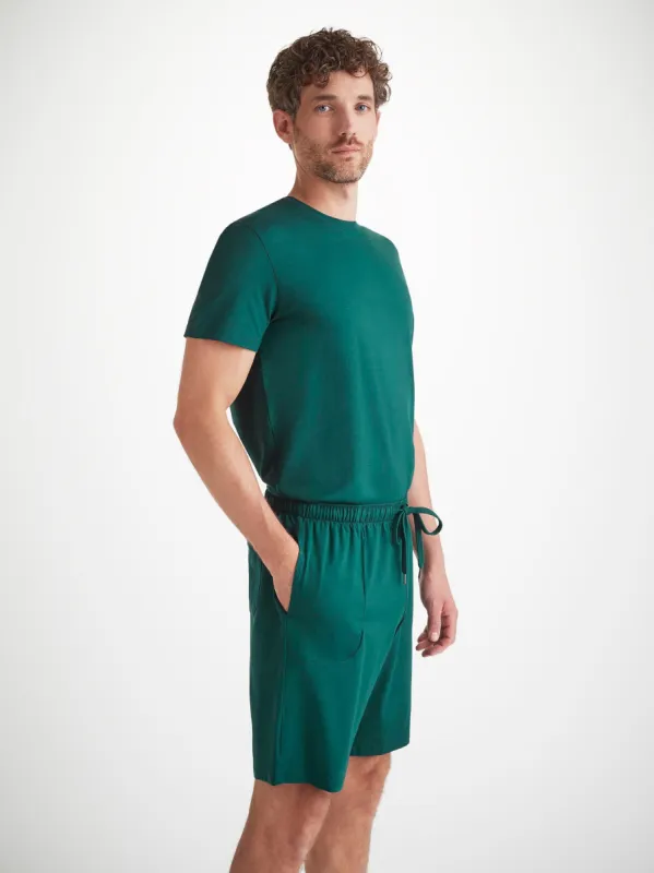 Men's Basel T-Shirt And Lounge Shorts Pine Green sold by Derek Rose