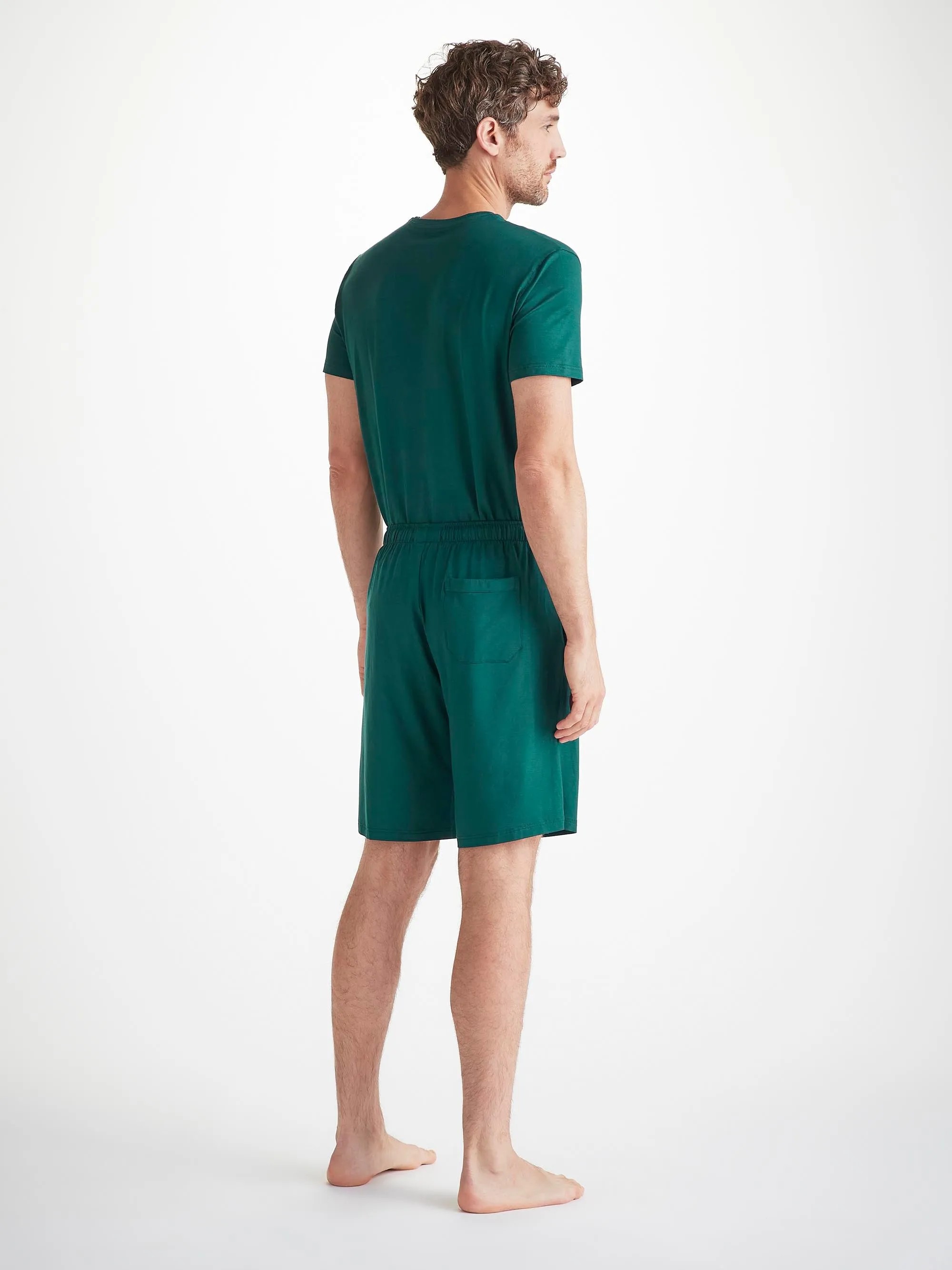 Men's Basel T-Shirt And Lounge Shorts Pine Green sold by Derek Rose product image thumbnail 2