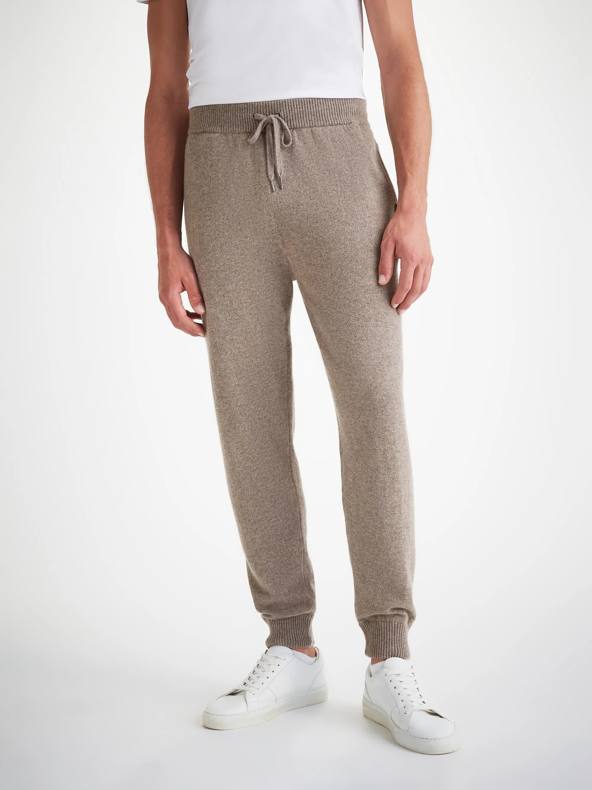 Men's Track Pants Finley Cashmere Mole Heather sold by Derek Rose product image thumbnail 3
