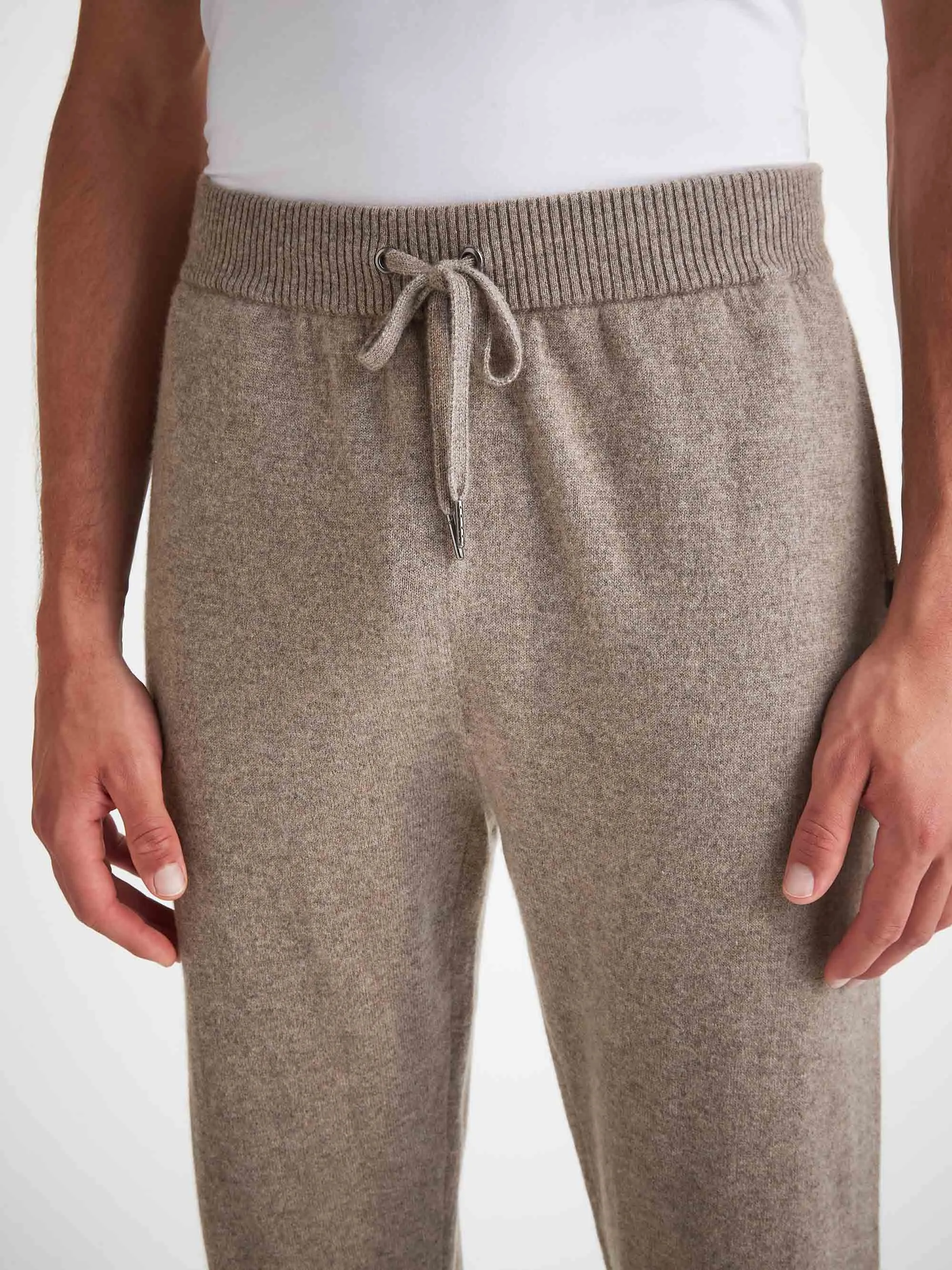 Men's Track Pants Finley Cashmere Mole Heather sold by Derek Rose product image thumbnail 5