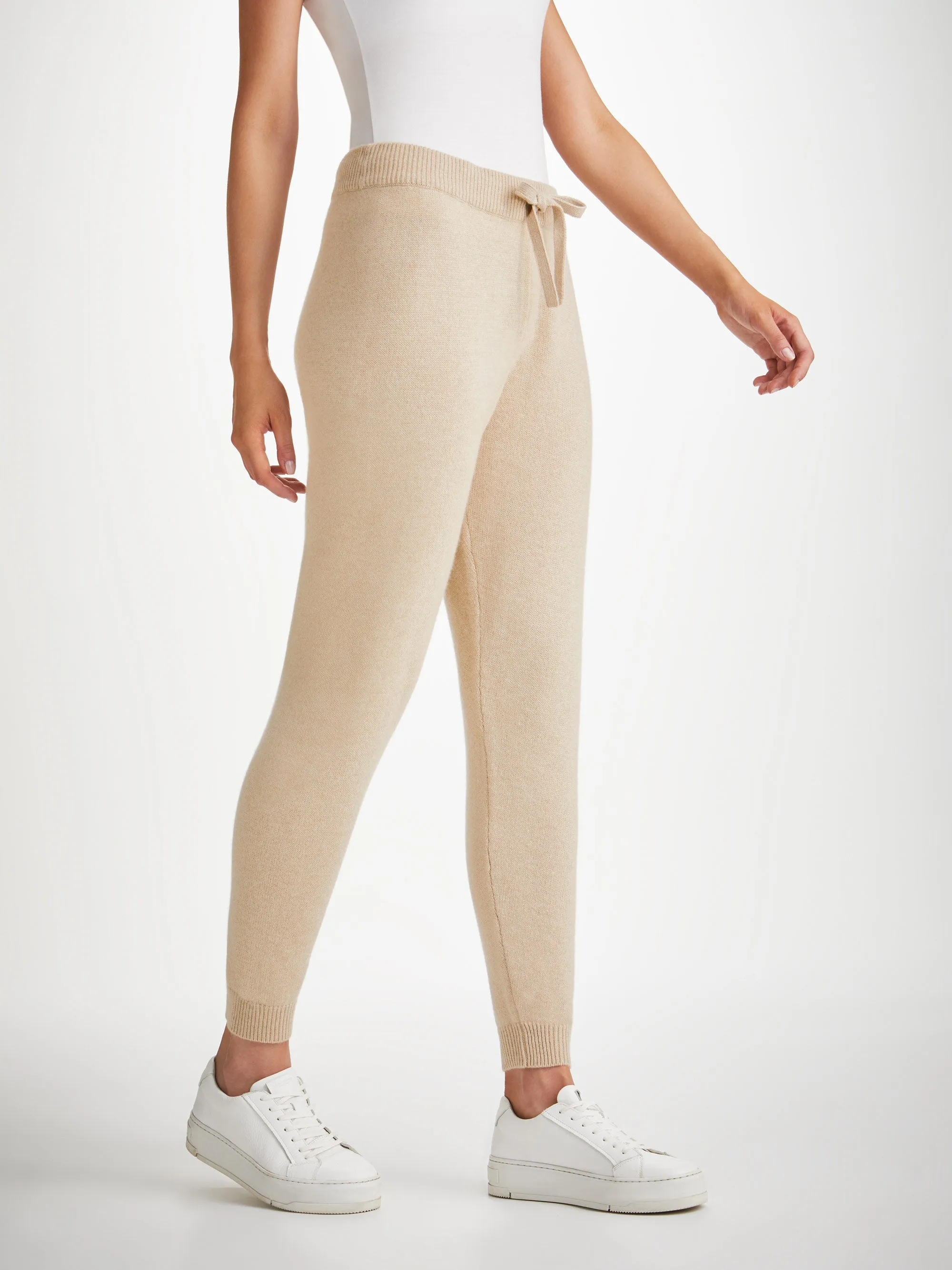 Women's Hoodie and Track Pants Daphne Cashmere Fawn sold by Derek Rose product image thumbnail 4