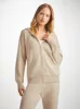 Women's Hoodie and Track Pants Daphne Cashmere Fawn sold by Derek Rose