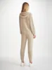 Women's Hoodie and Track Pants Daphne Cashmere Fawn sold by Derek Rose