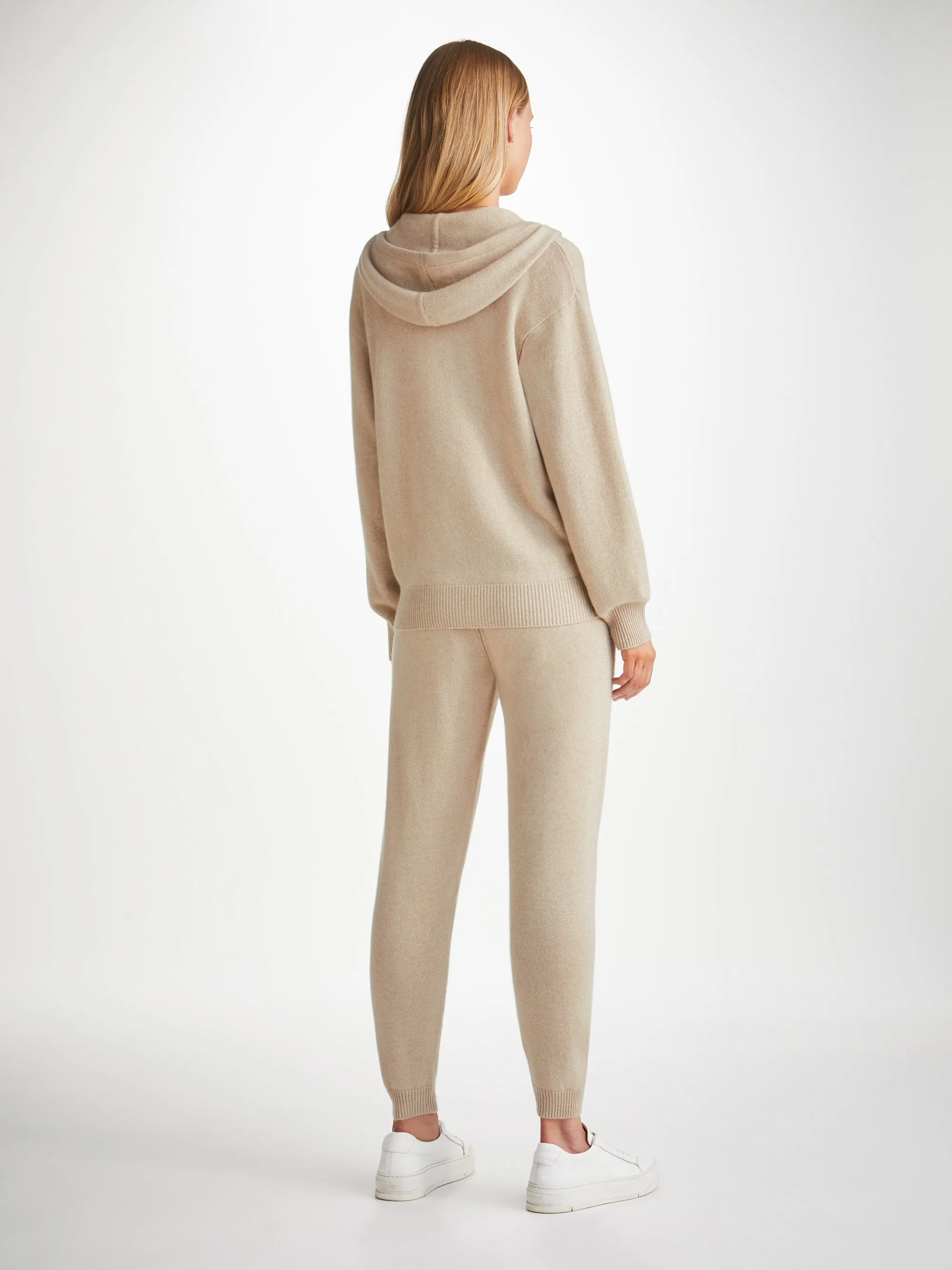 Women's Hoodie and Track Pants Daphne Cashmere Fawn sold by Derek Rose product image thumbnail 2