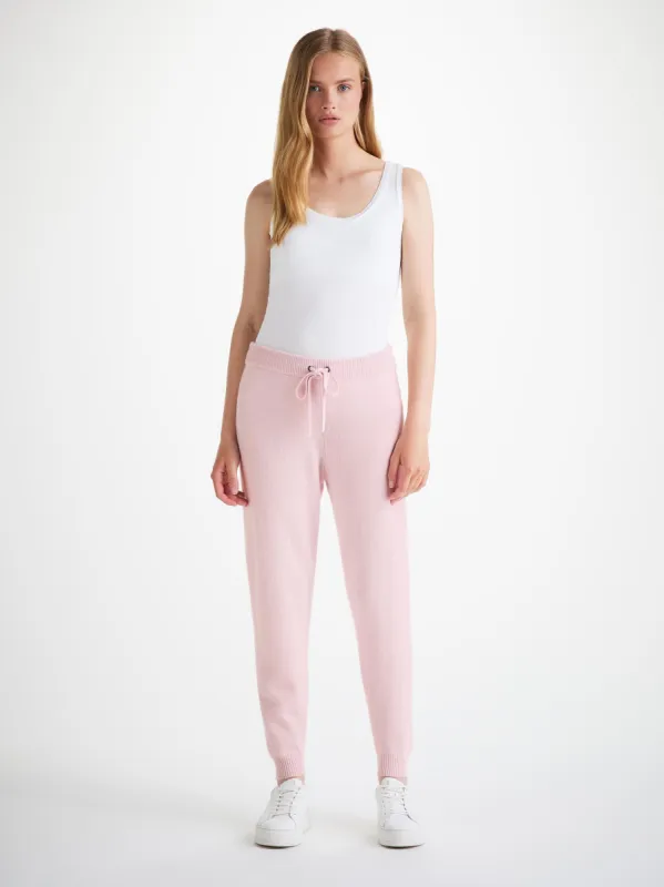 Women's Track Pants Daphne Cashmere Ice Pink sold by Derek Rose