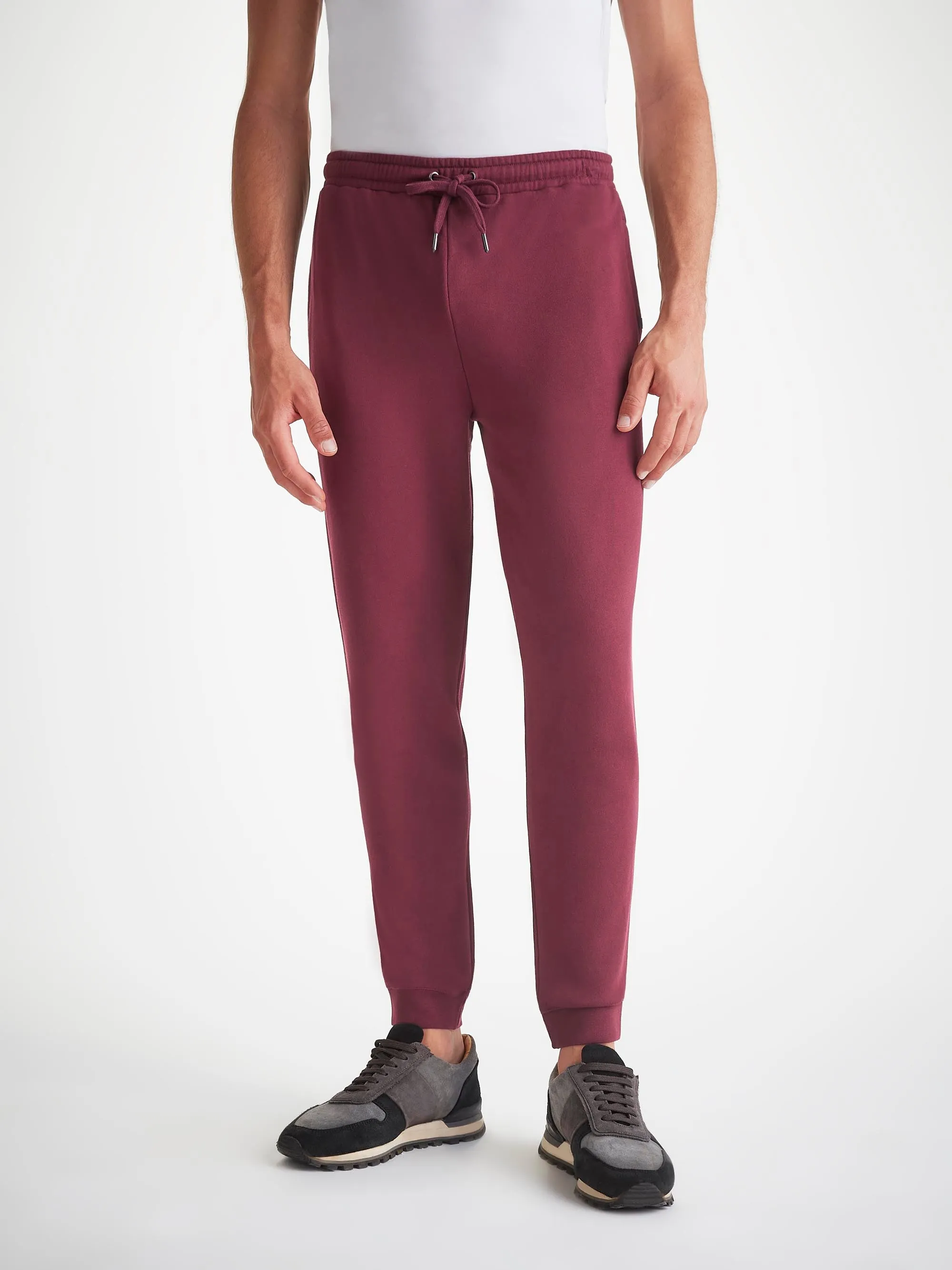 Men's Hoodie and Sweatpants Quinn Burgundy Set sold by Derek Rose product image thumbnail 4