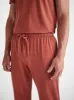 Men's Basel T-Shirt and Lounge Trousers Rust Red Set sold by Derek Rose