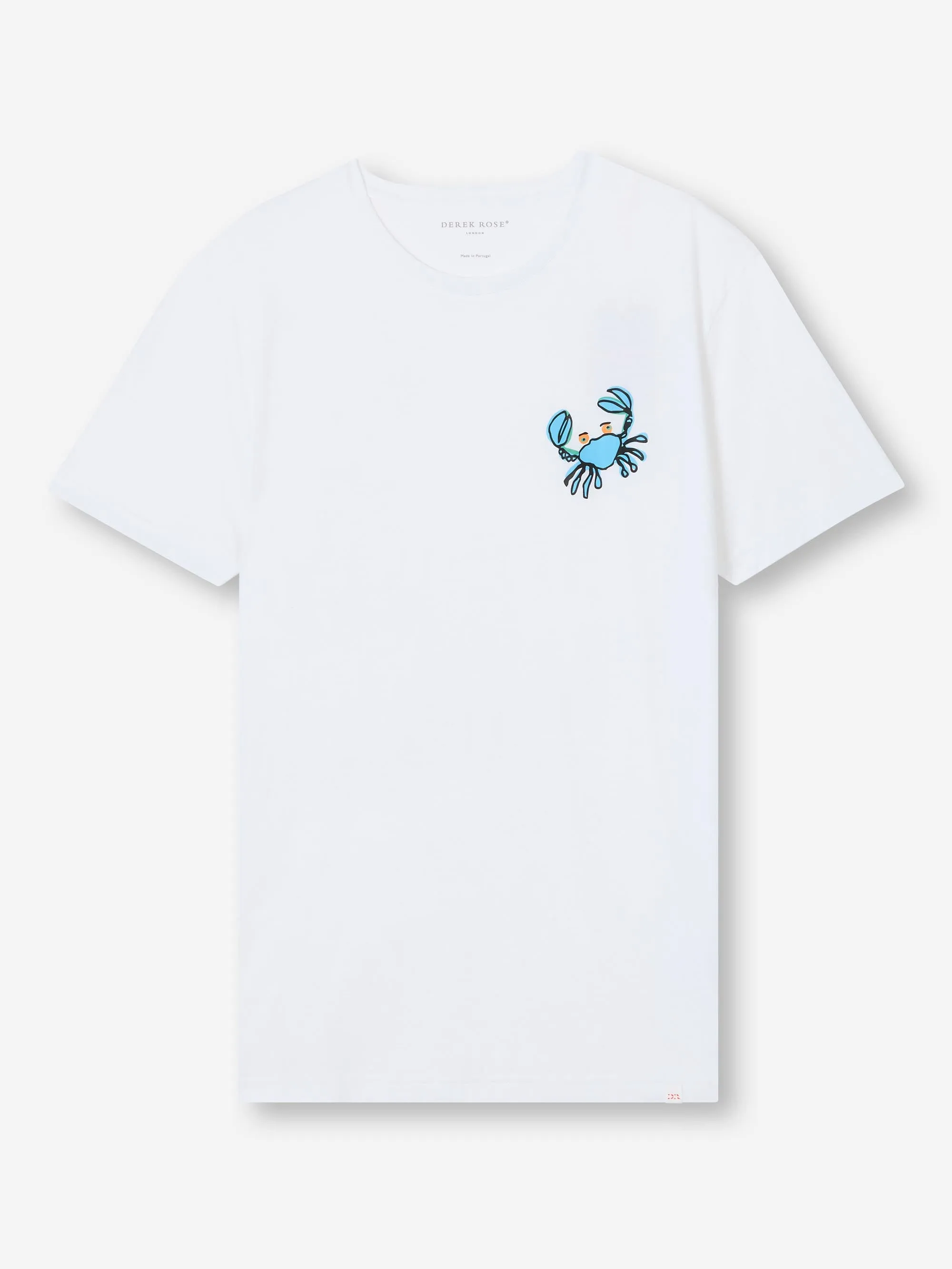 Men's T-Shirt Ripley 23 Pima Cotton White sold by Derek Rose product image thumbnail 2