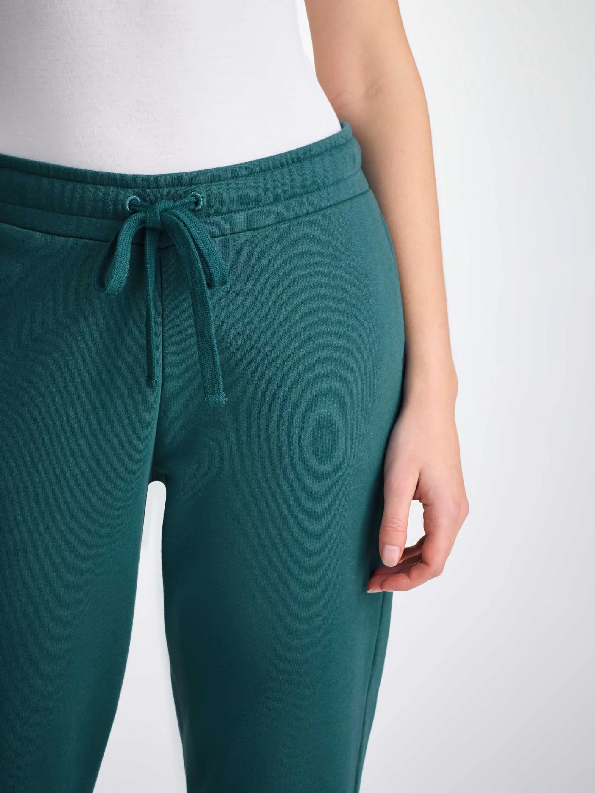 Women's Sweatpants Quinn Cotton Modal Pine Green sold by Derek Rose product image thumbnail 5