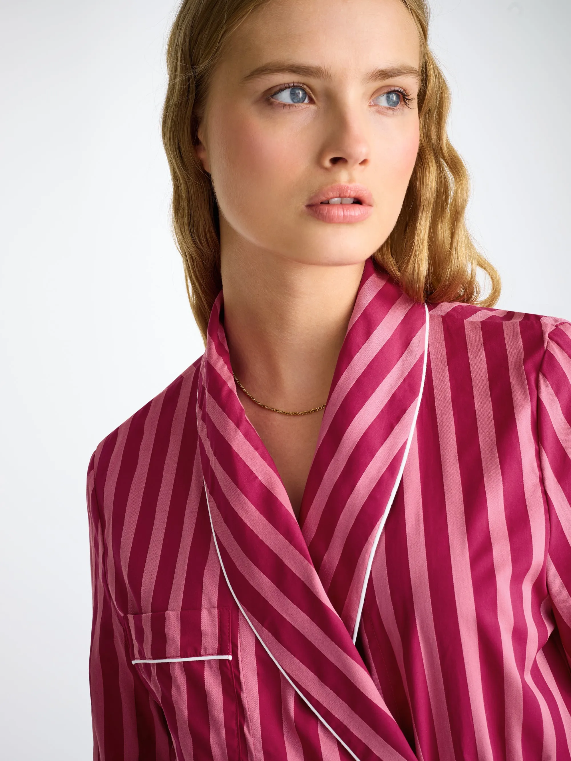 Women's Robe Capri 25 Cotton Batiste Pink sold by Derek Rose product image thumbnail 4