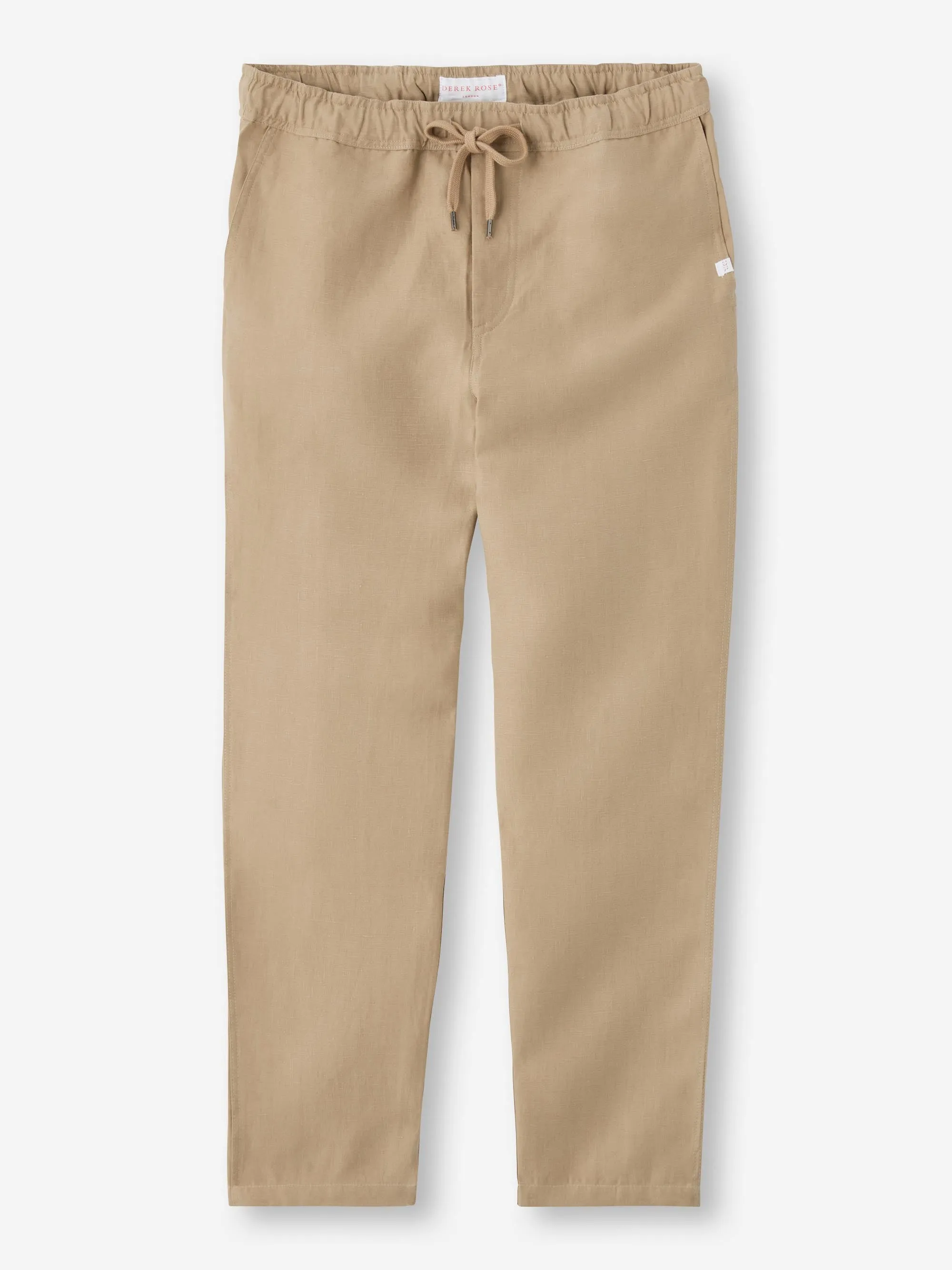 Men's Pants Sydney Linen Camel sold by Derek Rose product image thumbnail 2