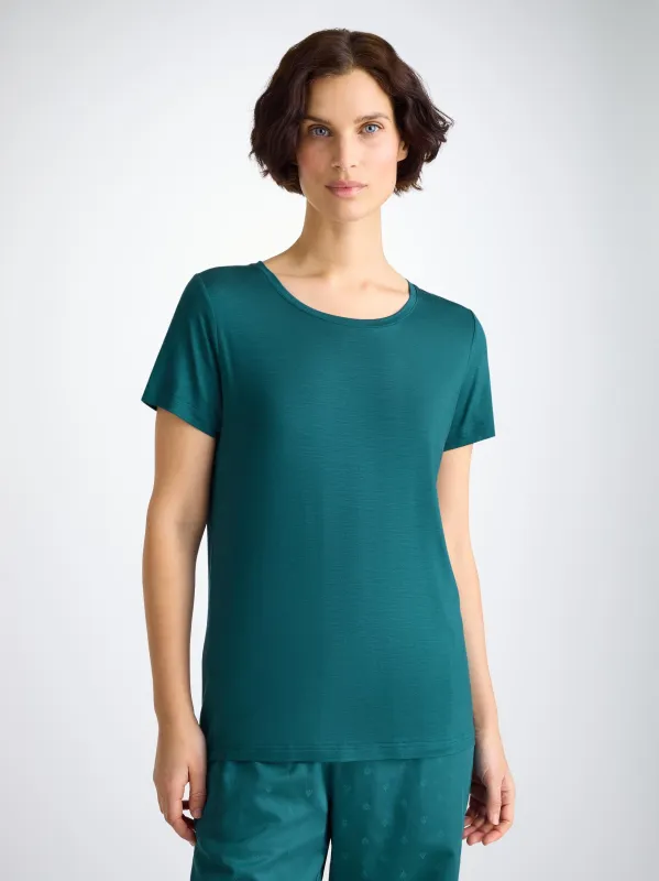 Women's T-Shirt Lara Micro Modal Stretch Jungle Green sold by Derek Rose