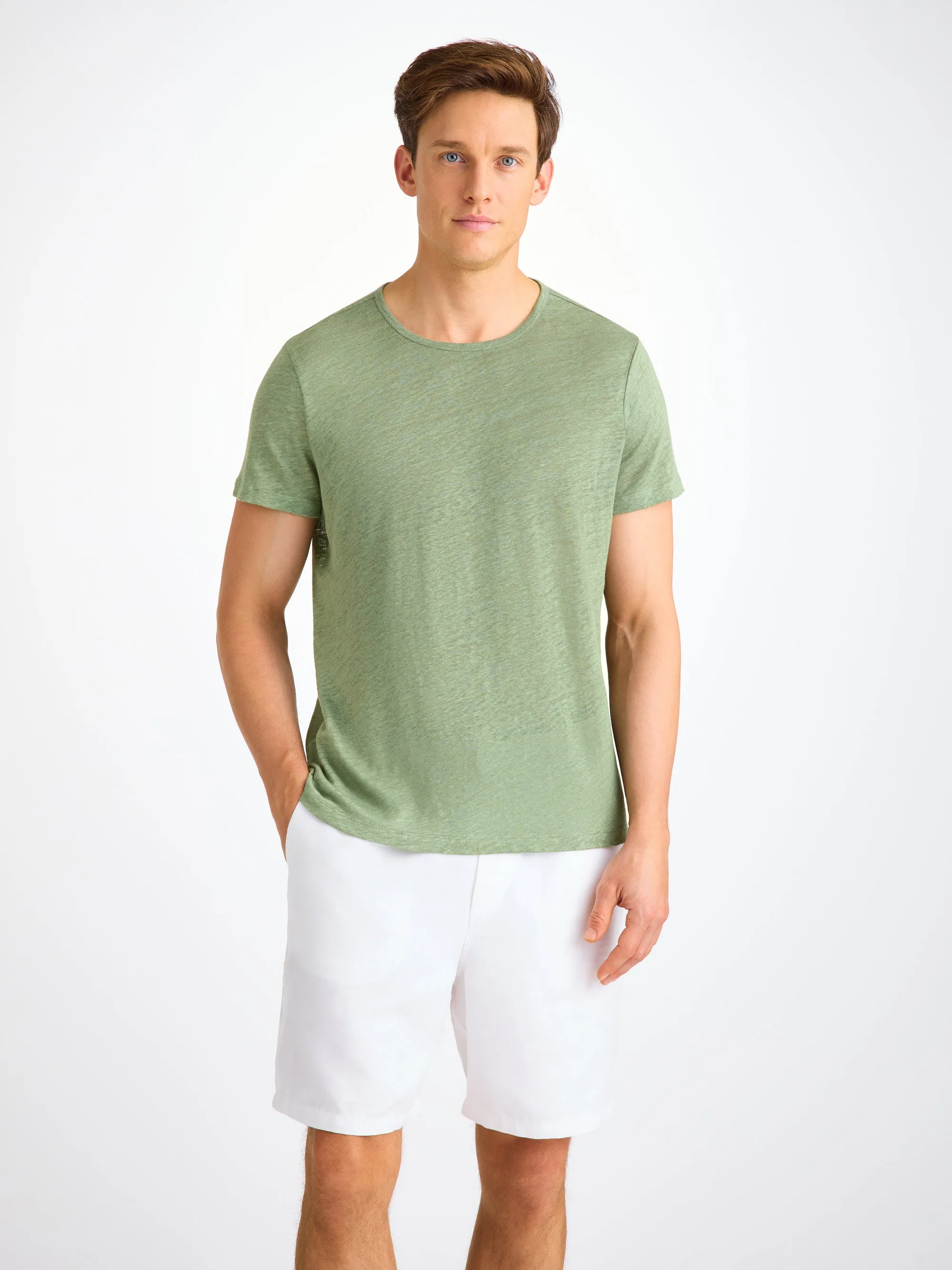Men's T-Shirt Jordan Linen Sage Green sold by Derek Rose