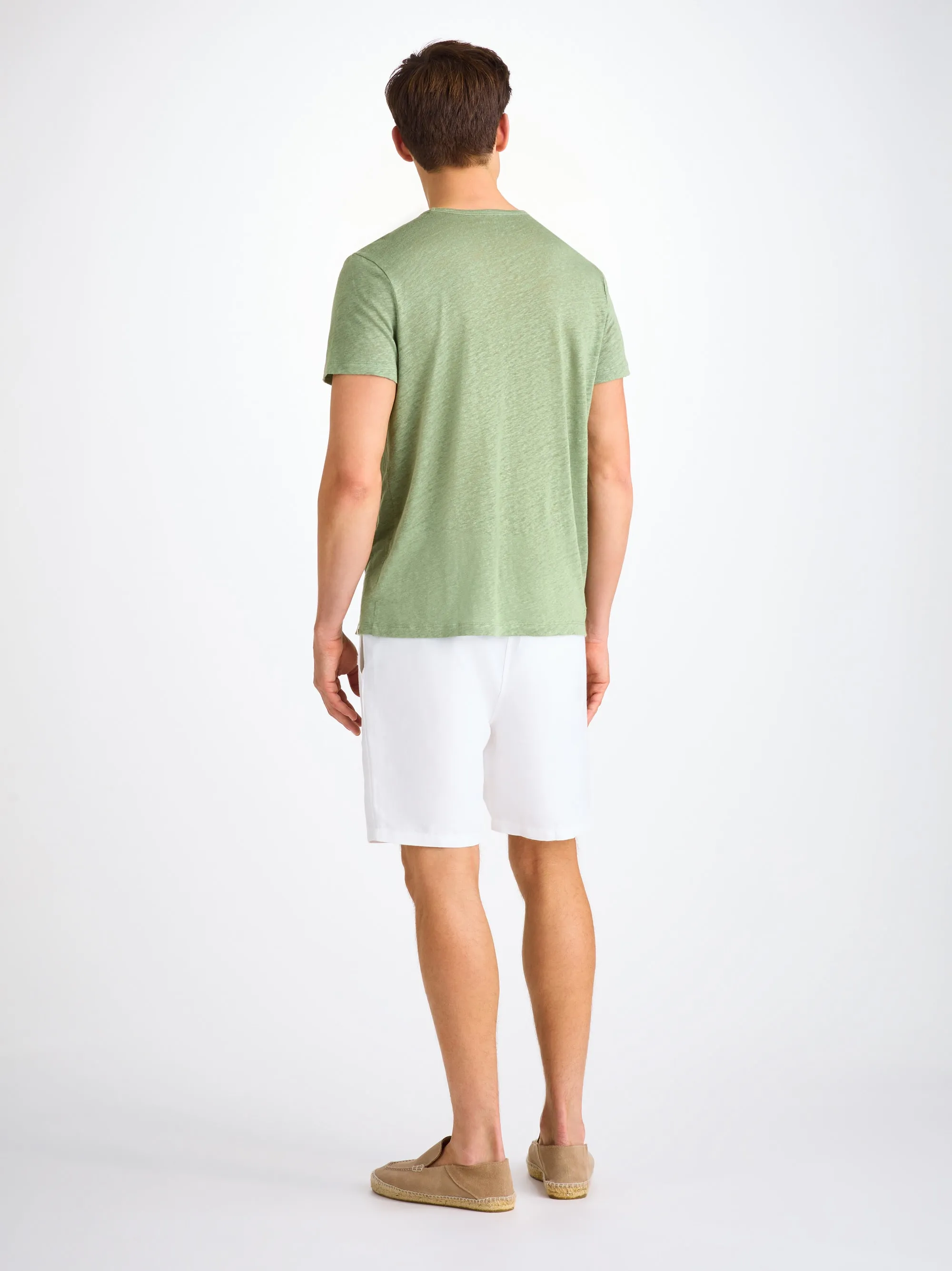 Men's T-Shirt Jordan Linen Sage Green sold by Derek Rose product image thumbnail 4