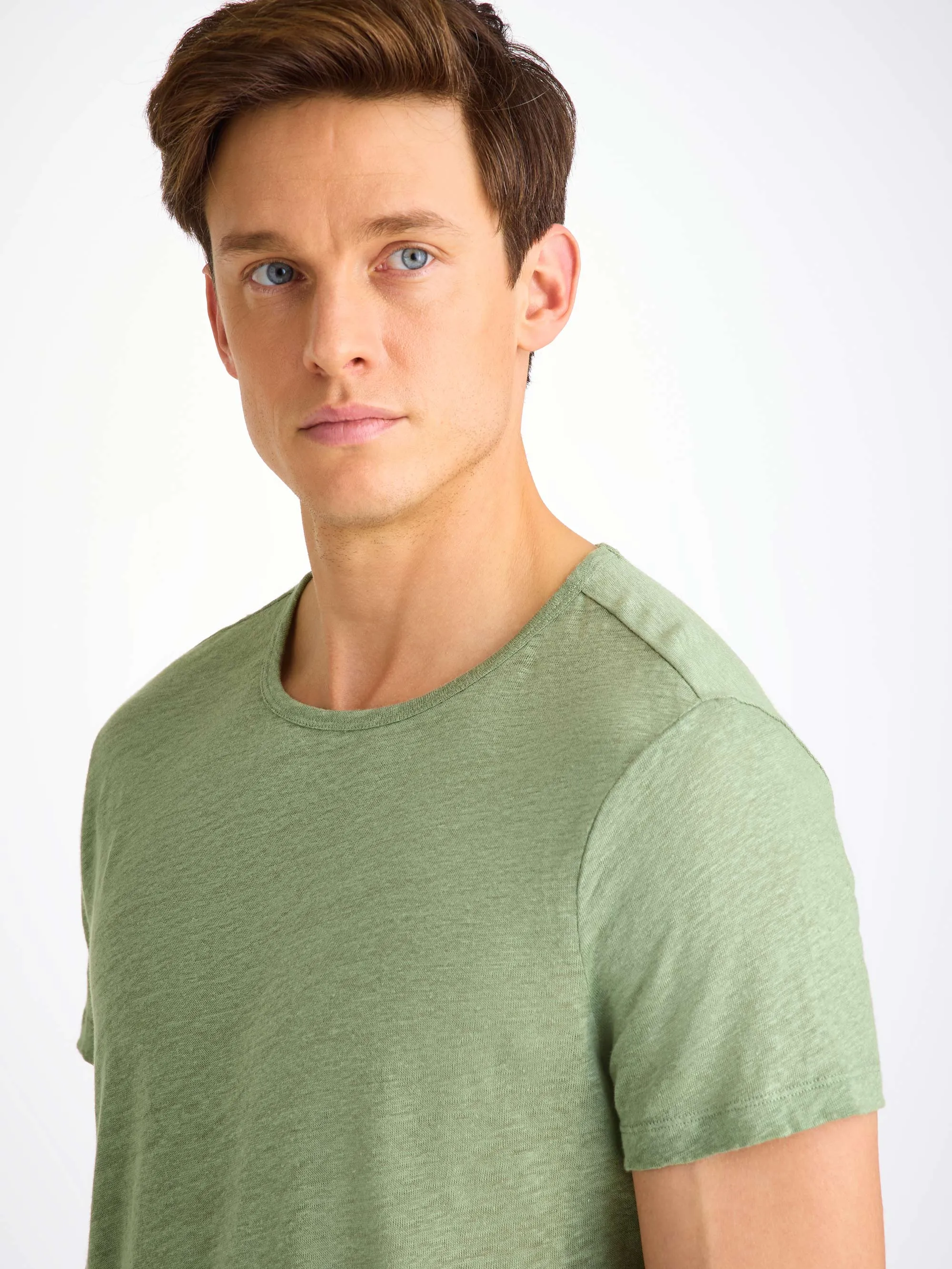 Men's T-Shirt Jordan Linen Sage Green sold by Derek Rose product image thumbnail 5