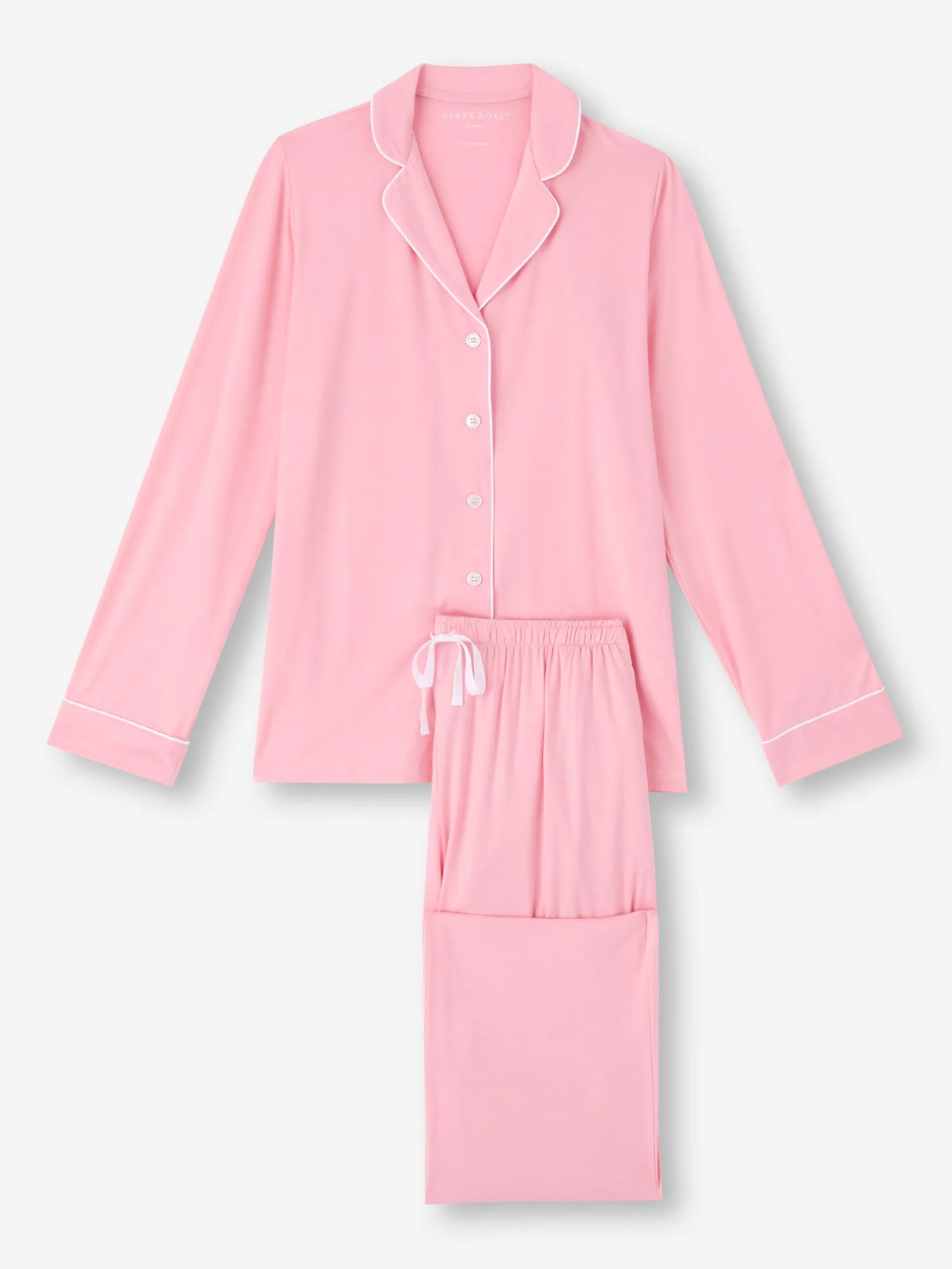 Women's Pajamas Lara Micro Modal Stretch Ballet Pink sold by Derek Rose product image thumbnail 2
