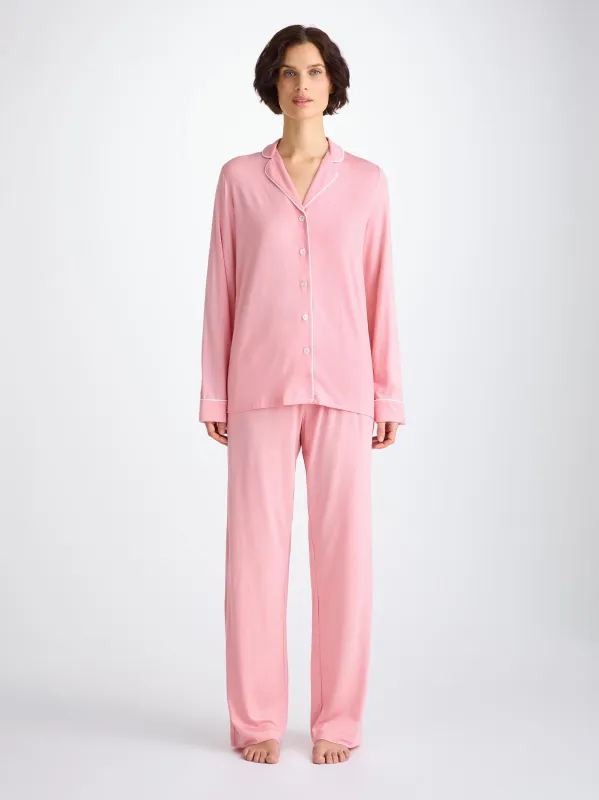 Women's Pajamas Lara Micro Modal Stretch Ballet Pink sold by Derek Rose