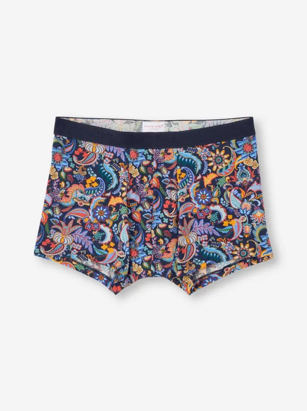Men's Boxer Briefs Cotton Multi Jungle Paisley sold by Derek Rose