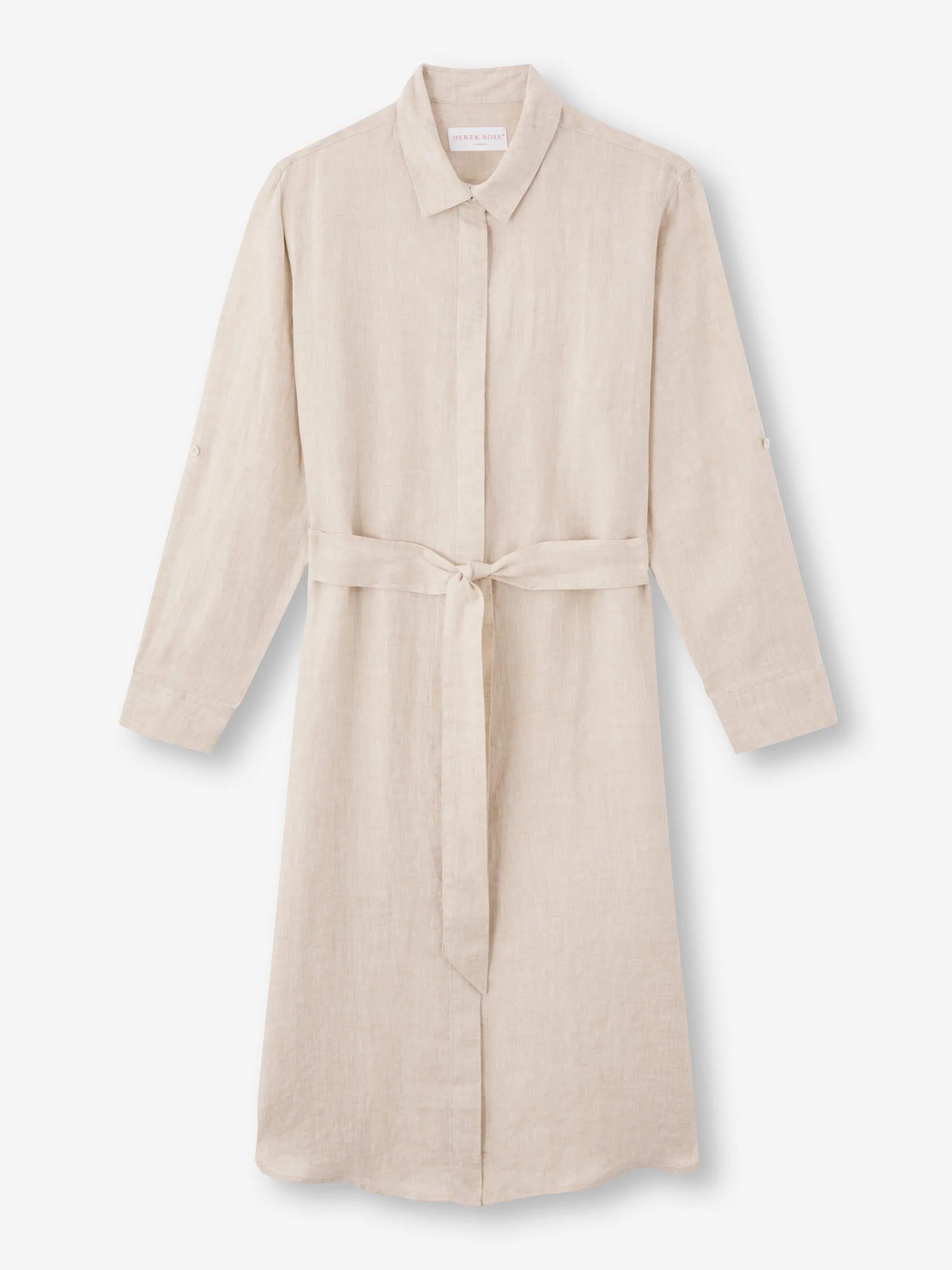 Women's Dress Sicily Linen Sand sold by Derek Rose product image thumbnail 2