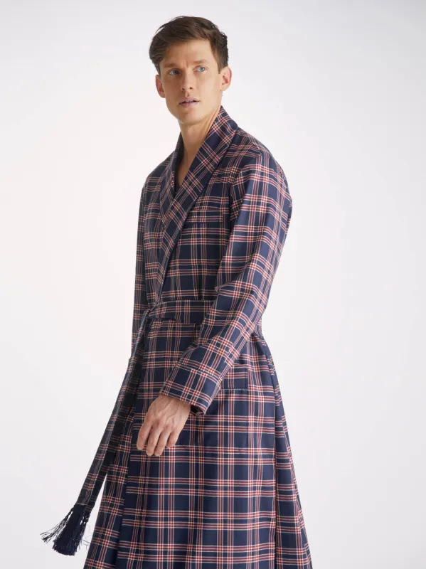Men's Robe York 44 Wool Navy sold by Derek Rose