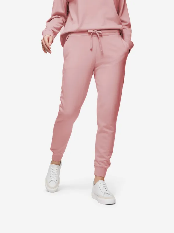 Women's Sweatpants Quinn Cotton Modal Rose Pink sold by Derek Rose