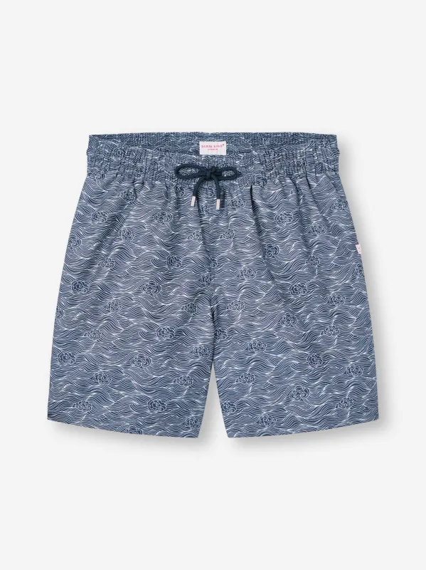 Men's Swim Trunks Maui Navy Blue Night Sky sold by Derek Rose