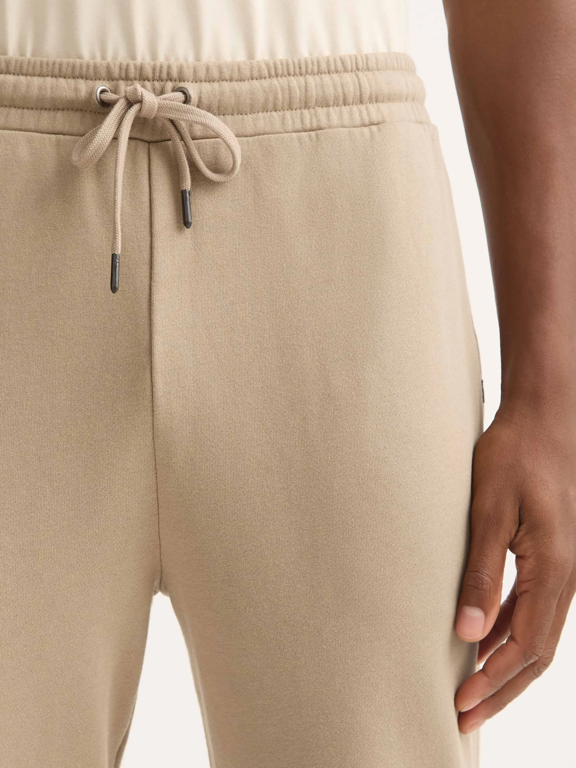 Men's Cuffed Sweatpants Quinn Cotton Modal Taupe sold by Derek Rose product image thumbnail 5