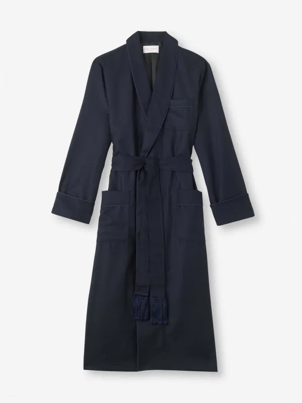 Men's Robe Westminster 2 Wool Navy sold by Derek Rose
