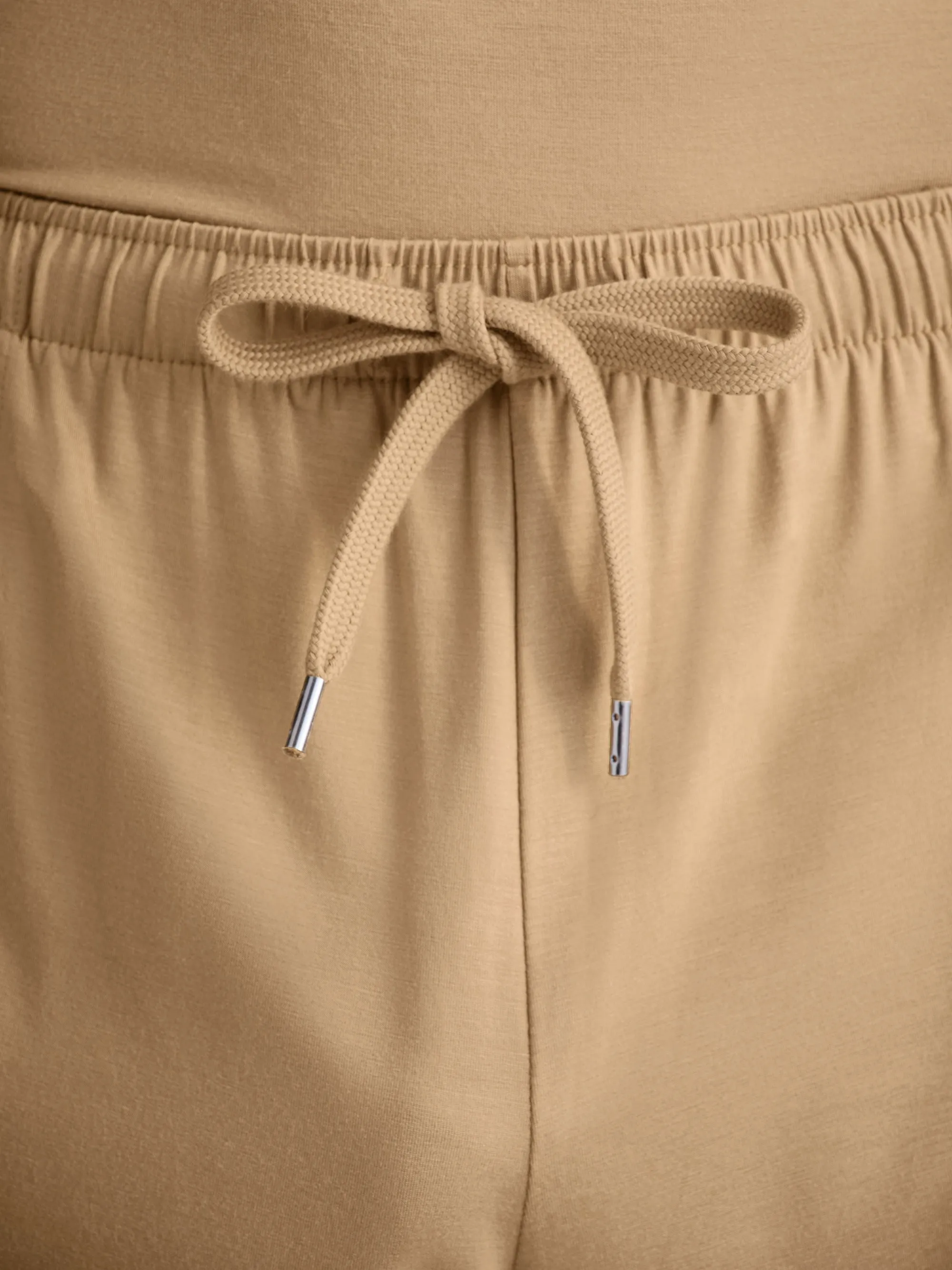 Men's Lounge Shorts Basel Micro Modal Stretch Camel sold by Derek Rose product image thumbnail 5