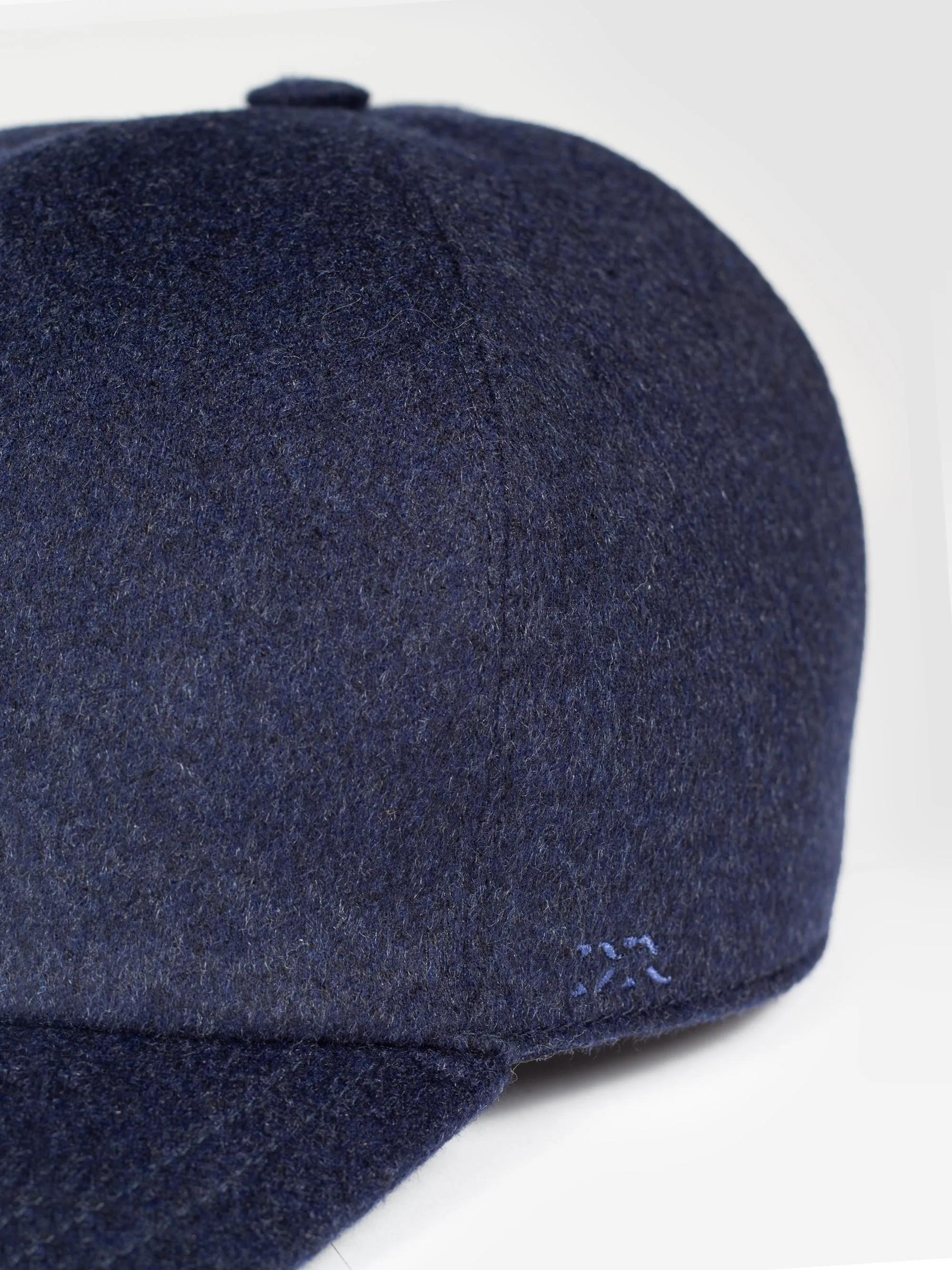 Cashmere Cap Duke Navy Blue sold by Derek Rose product image thumbnail 4