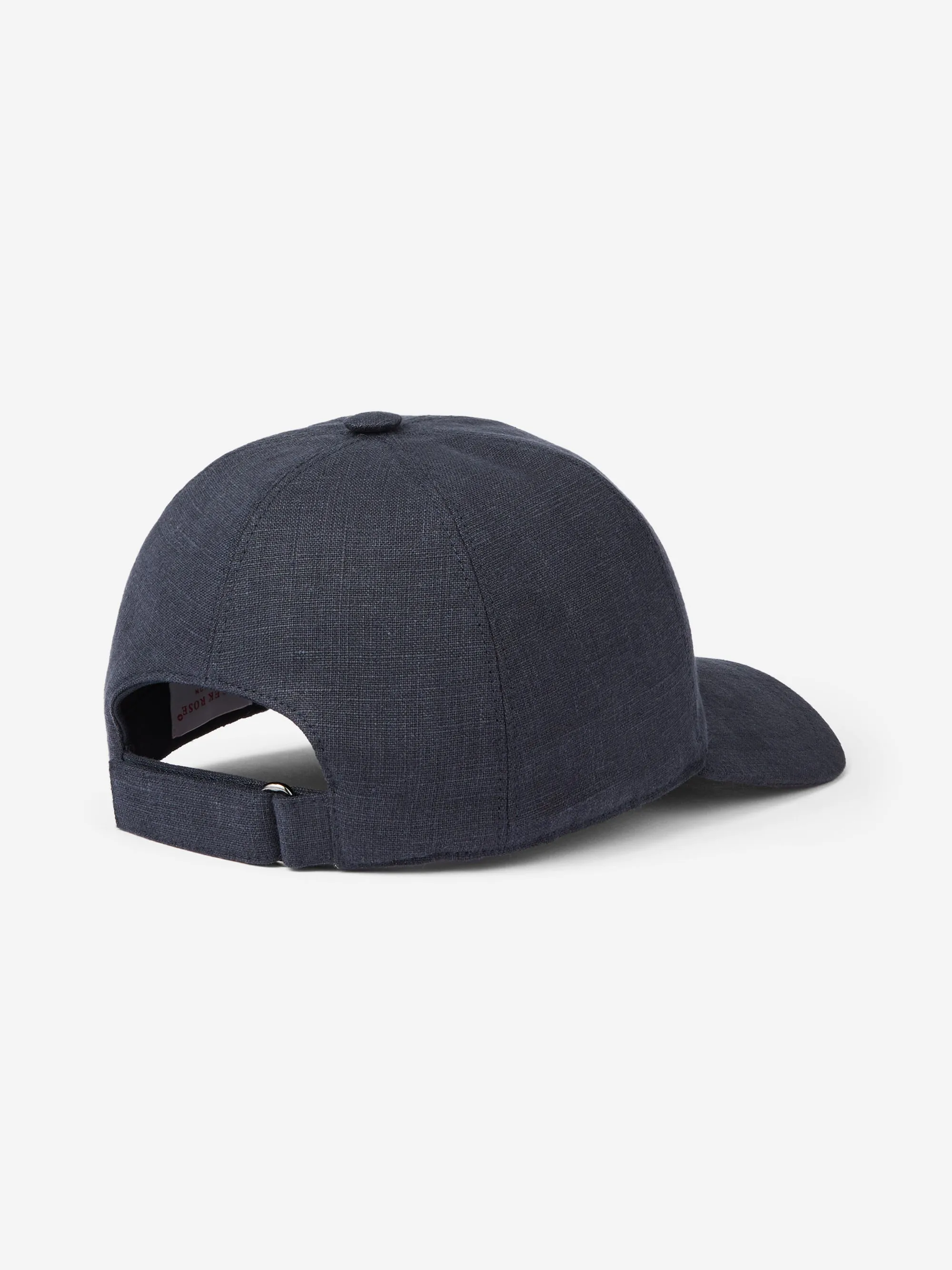 Linen Cap Vienna Navy Blue sold by Derek Rose product image thumbnail 3
