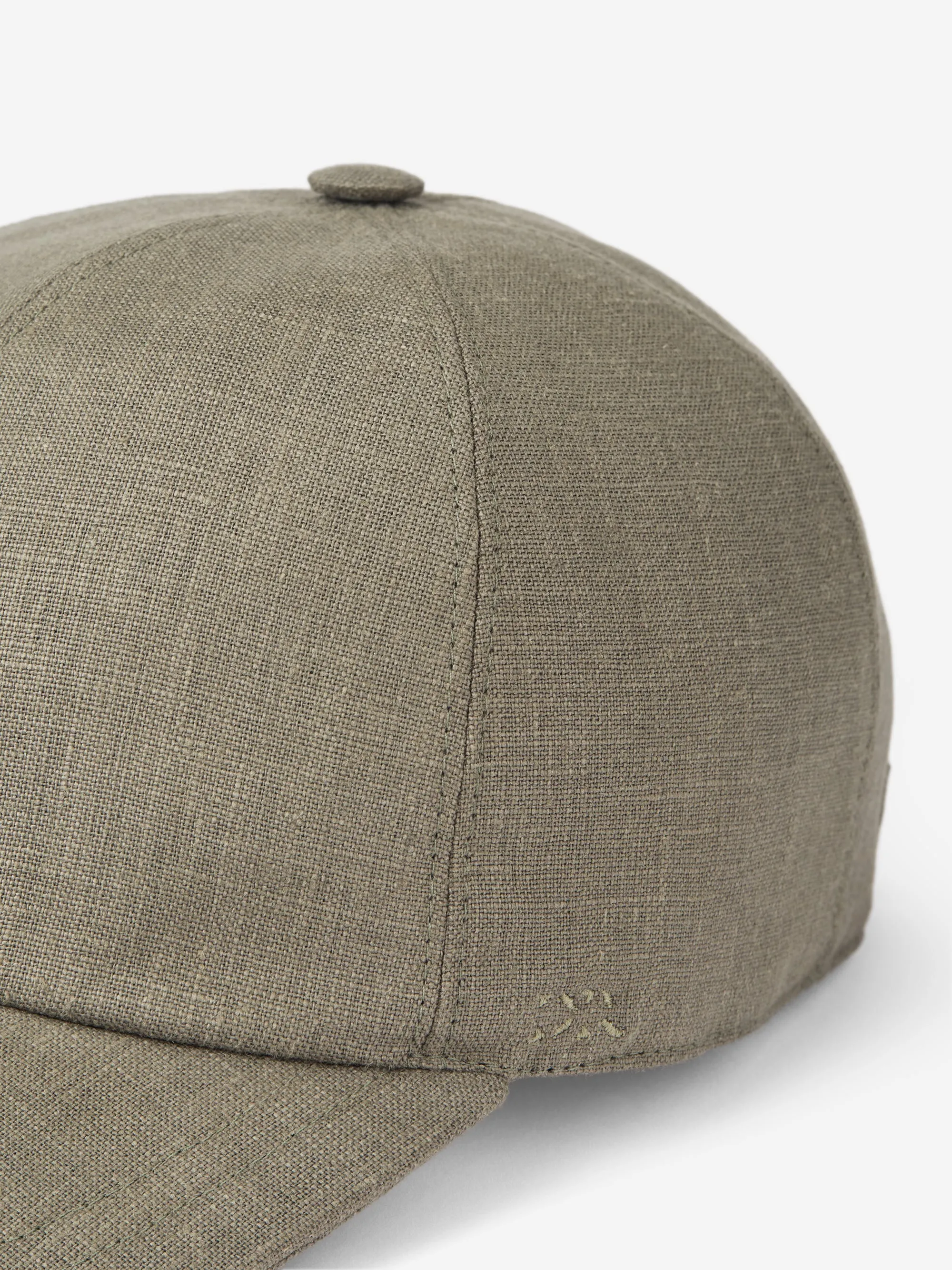 Linen Cap Vienna Khaki sold by Derek Rose product image thumbnail 4