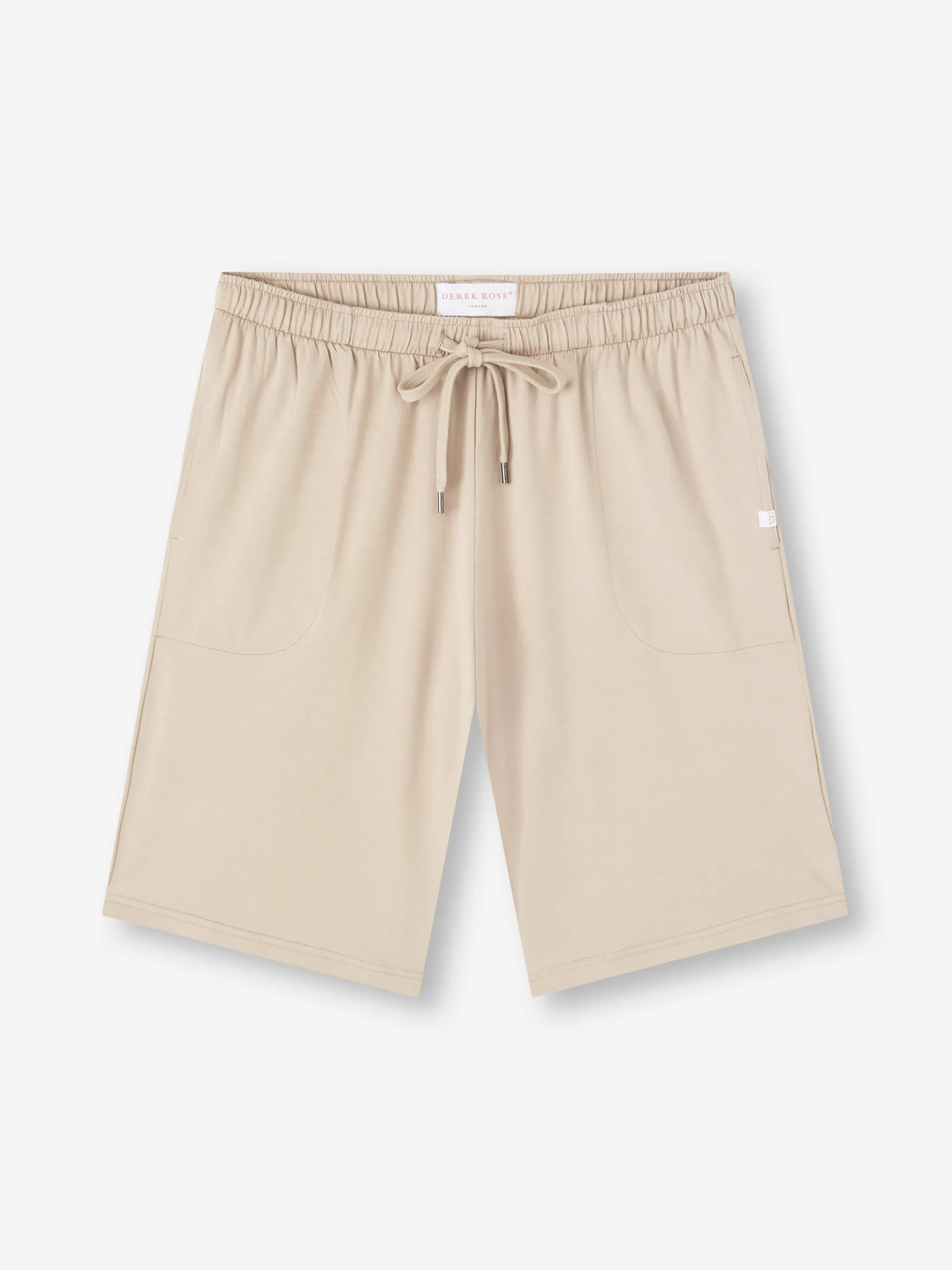 Men's Lounge Shorts Basel Micro Modal Stretch Light Stone sold by Derek Rose