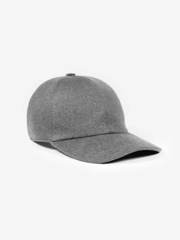 Cashmere Cap Duke Charcoal made by Derek Rose
