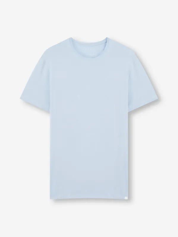 Basel Micro Modal T-Shirt Light Blue made by Derek Rose