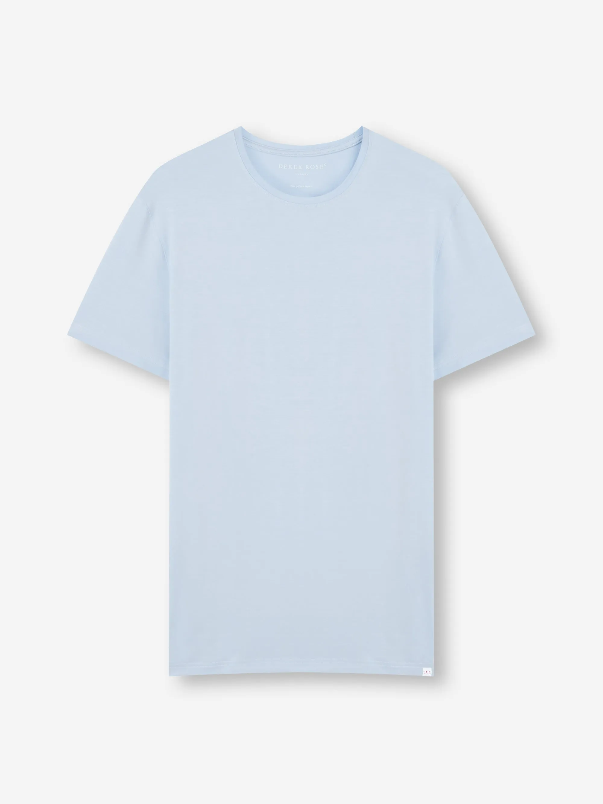 Basel Micro Modal T-Shirt Light Blue sold by Derek Rose