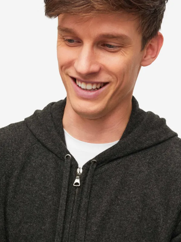 Men's Hoodie Finley Cashmere Flint sold by Derek Rose