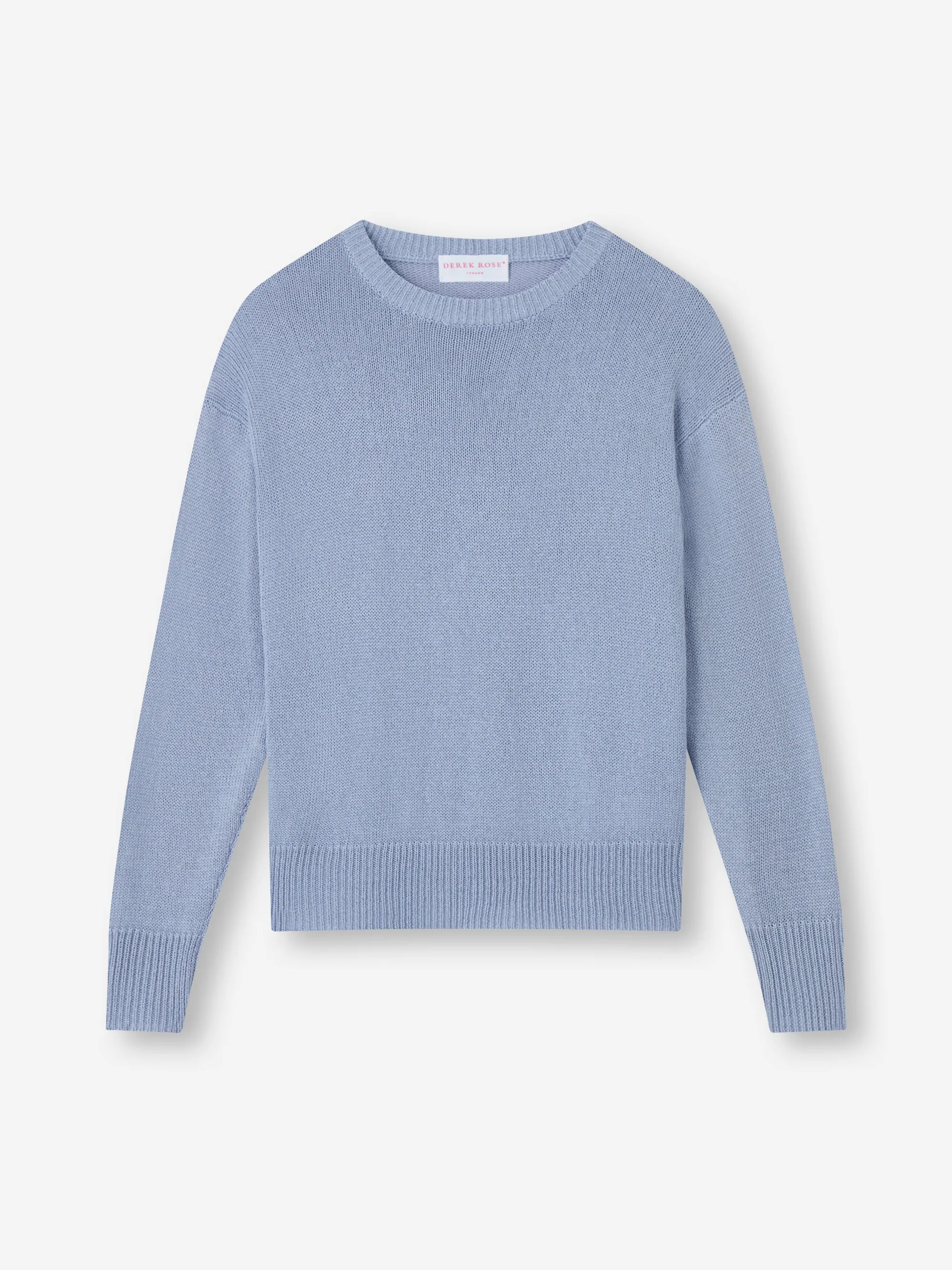 Women's Sweater Delphine Silk Linen Lavender Blue sold by Derek Rose product image thumbnail 5