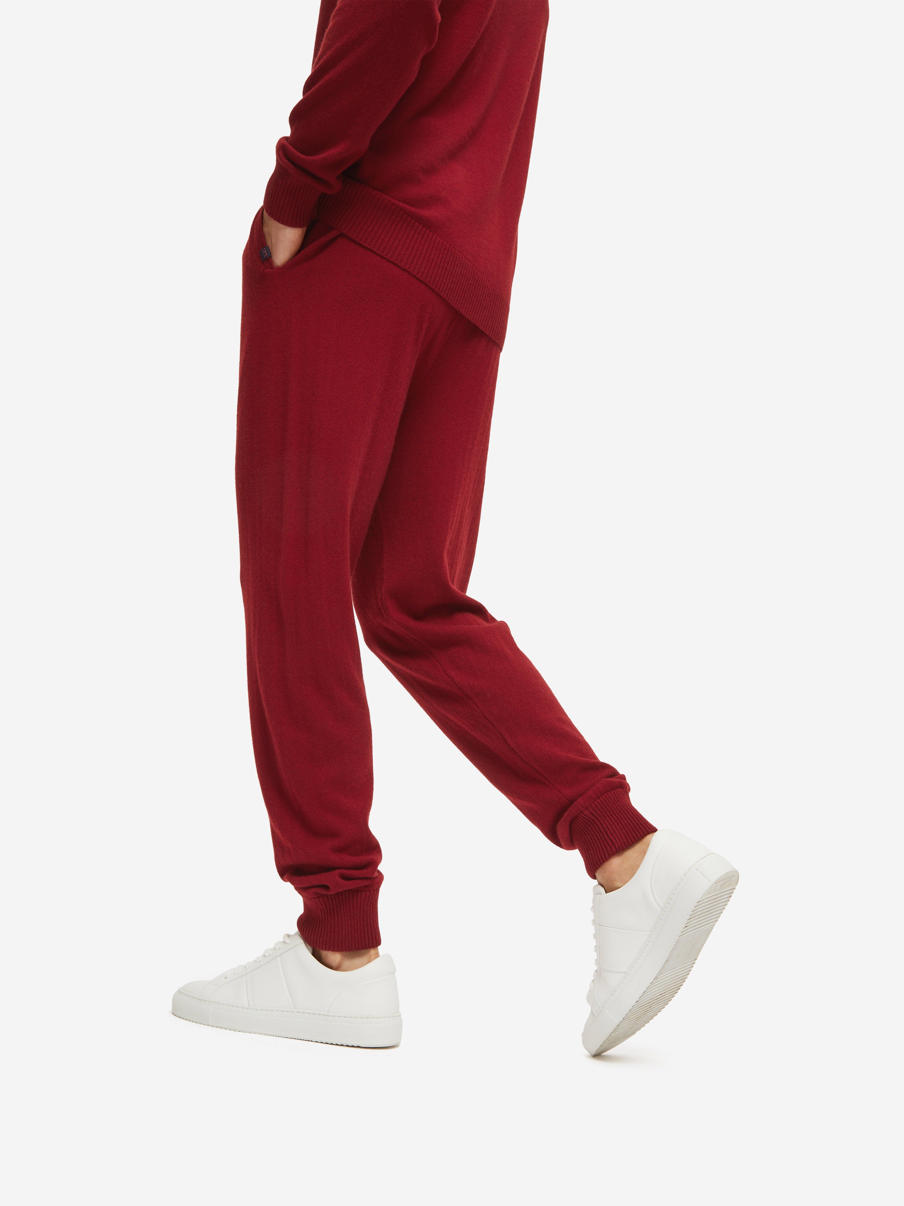 Men's Track Pants Finley Cashmere Ruby sold by Derek Rose