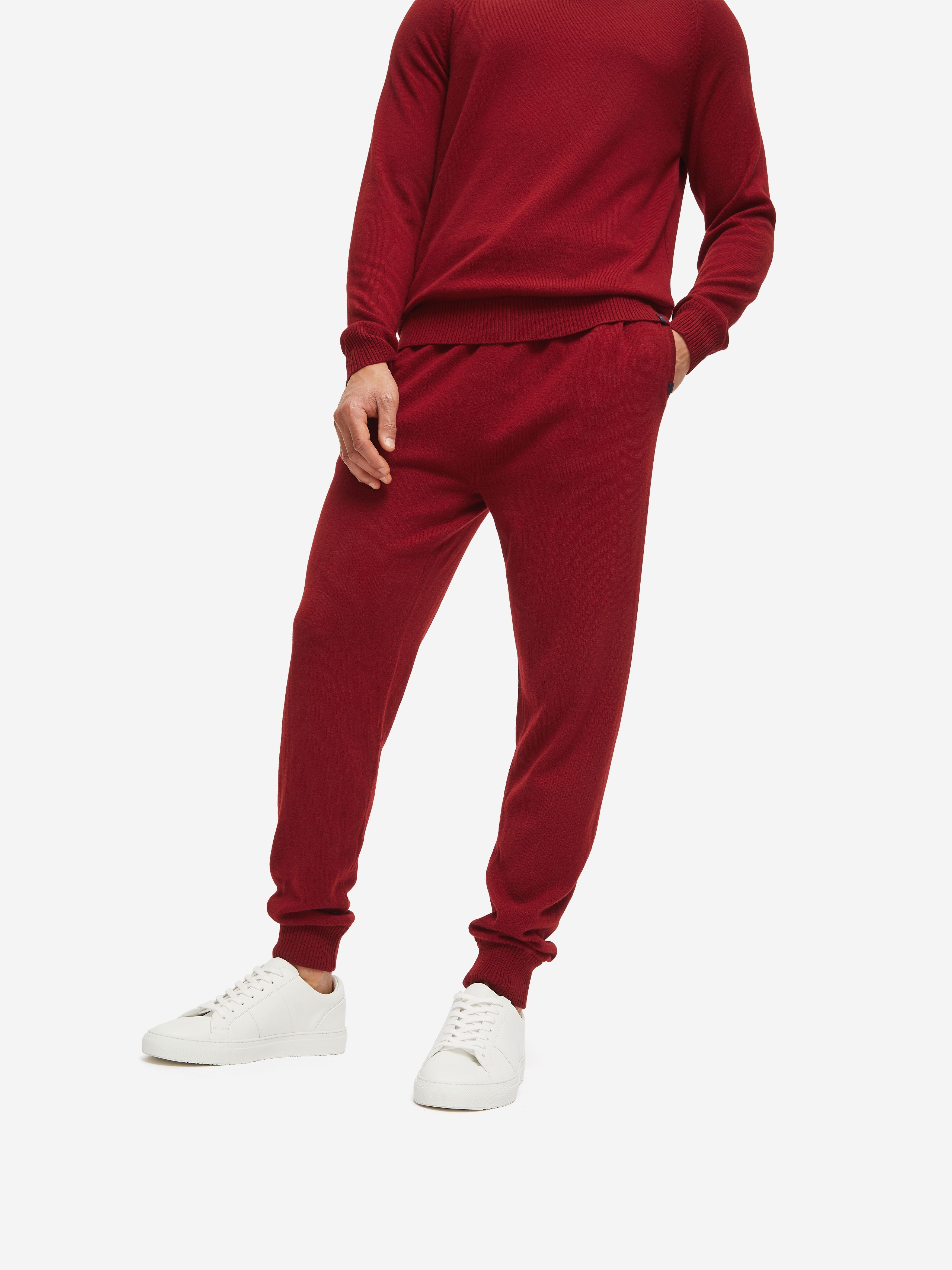 Men's Track Pants Finley Cashmere Ruby sold by Derek Rose product image thumbnail 4