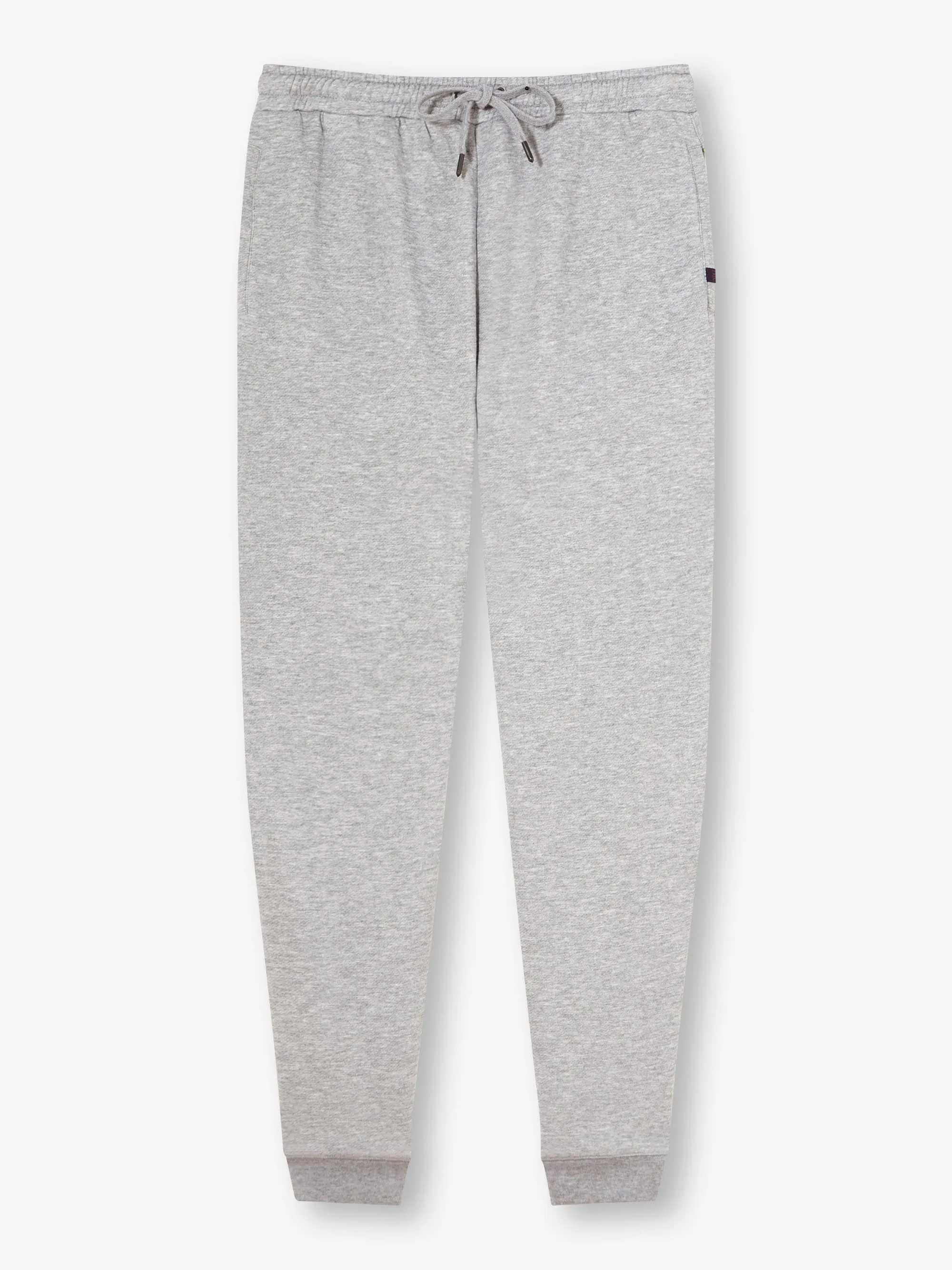 Men's Sweatpants Quinn Cotton Modal Silver sold by Derek Rose product image thumbnail 2