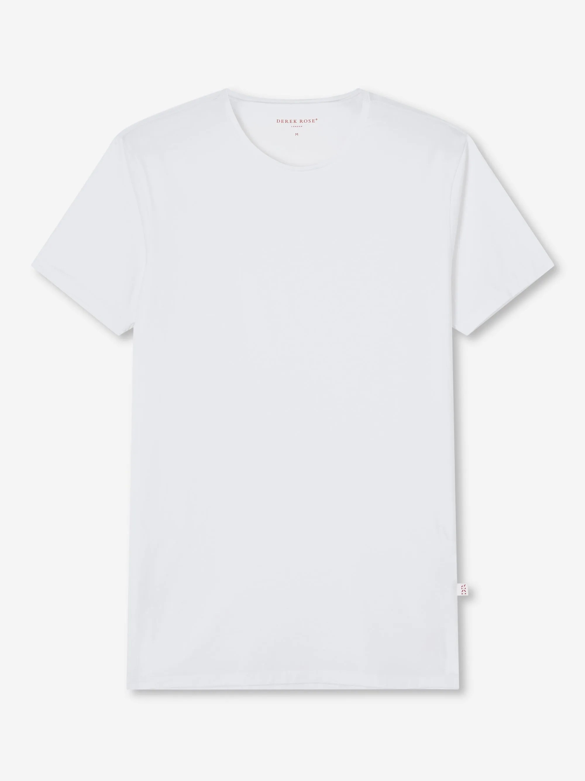 Men's Underwear T-Shirt Jack Pima Cotton Stretch White sold by Derek Rose product image thumbnail 2