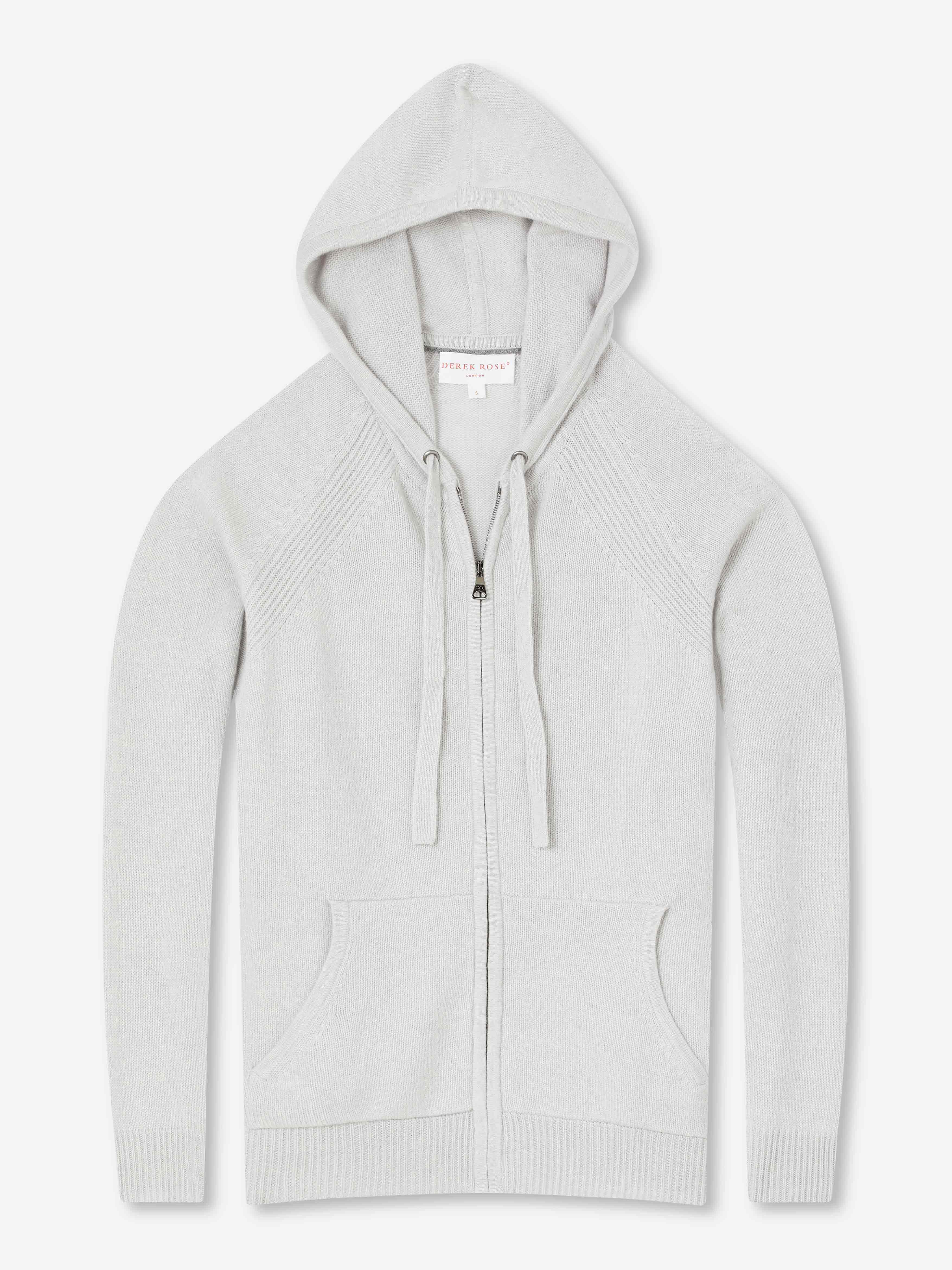 Women's Hoodie Daphne Cashmere Silver sold by Derek Rose product image thumbnail 2